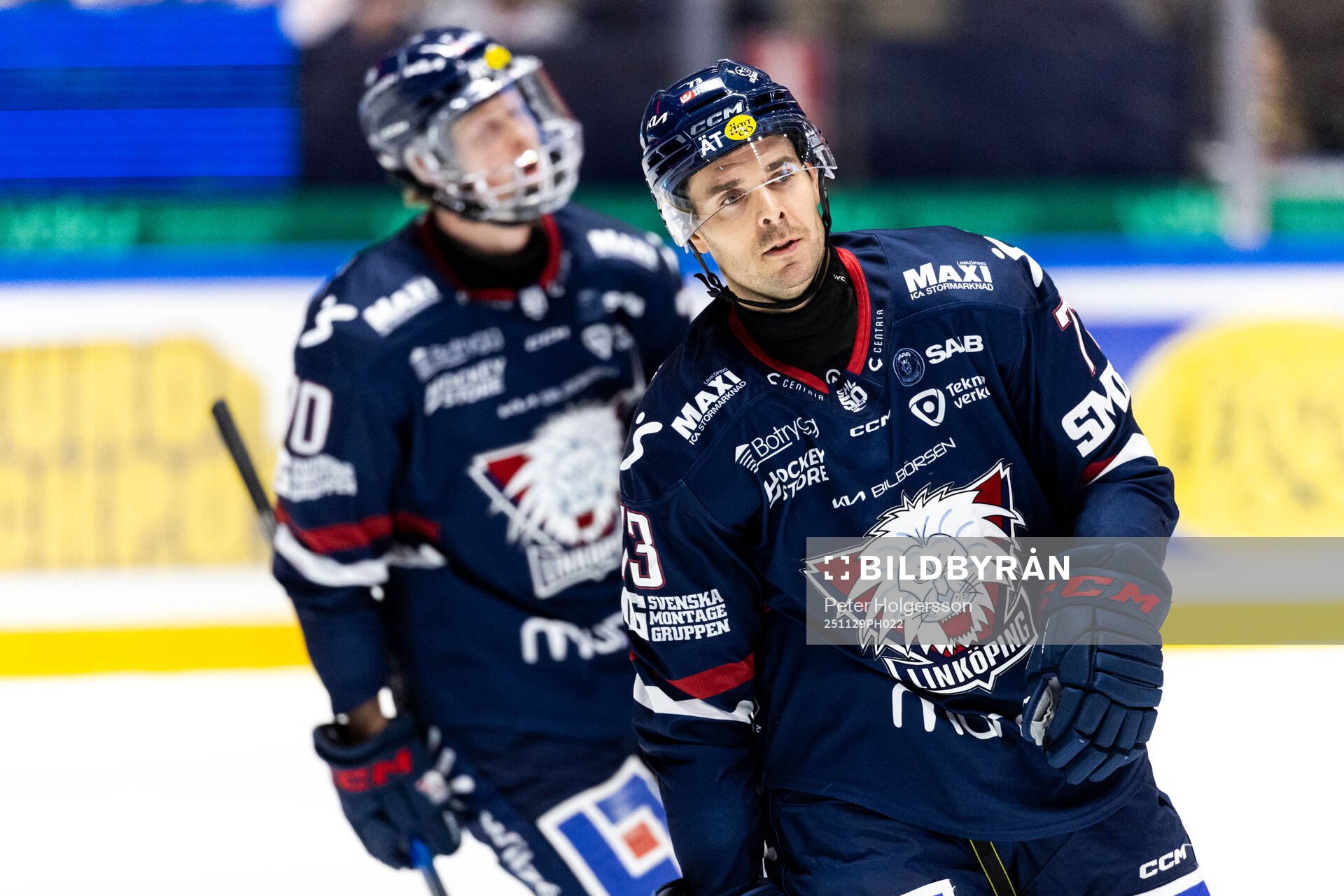 Linköpings Nicholas Shore jublar