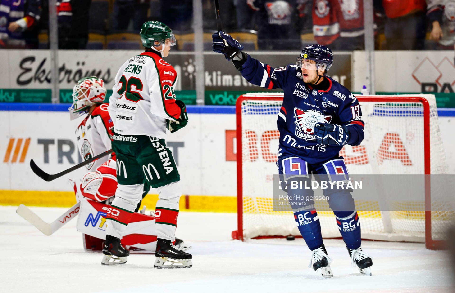 Linköpings Jakub Vrana jublar