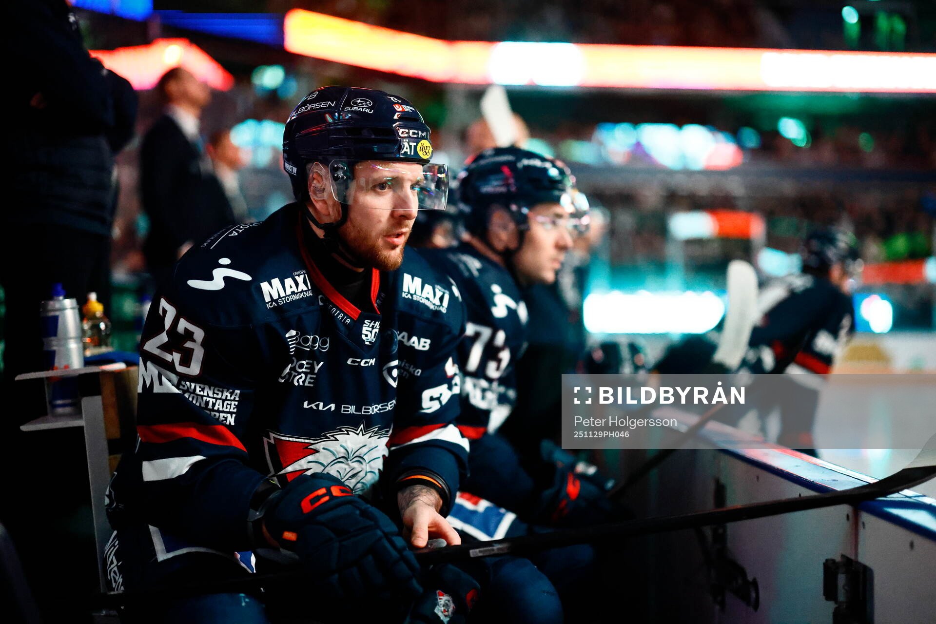 xxx under ishockeymatchen i SHL mellan Linköping och