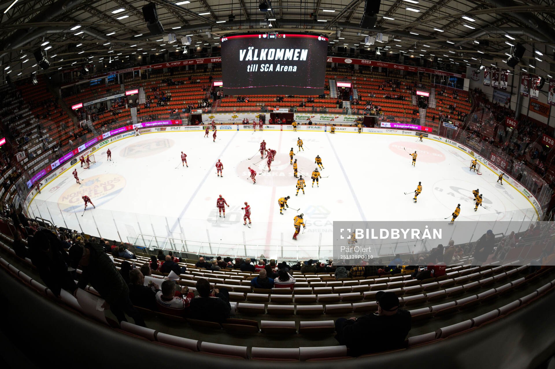 Vy över arenan