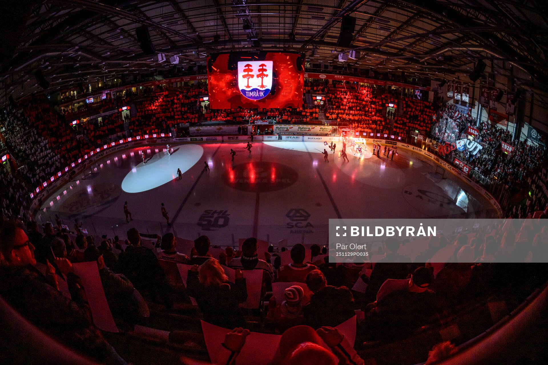 Vy över SCA Arena