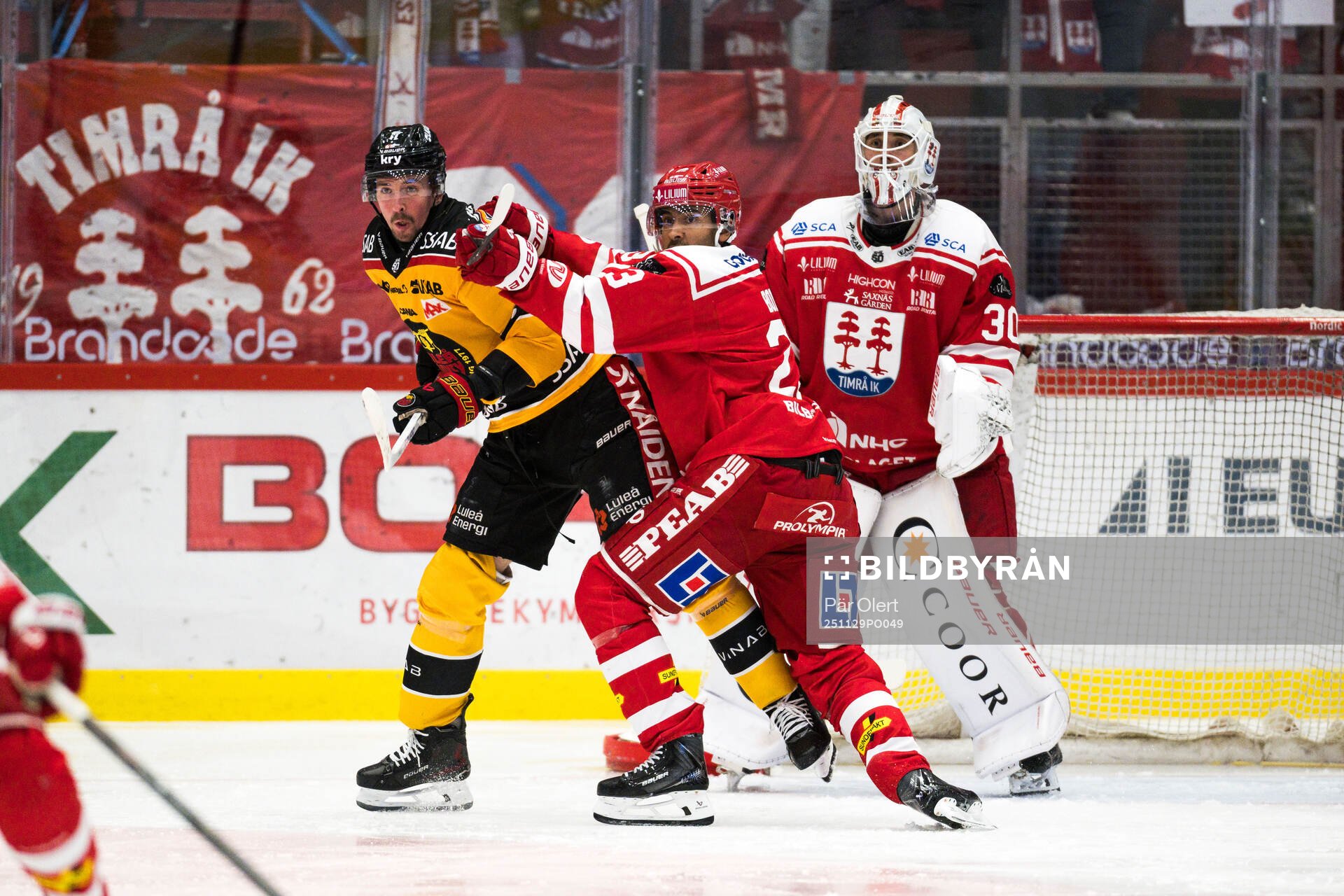 Luleås Eetu Koivistoinen och Timrås Jeremy Boyce-Rotevall