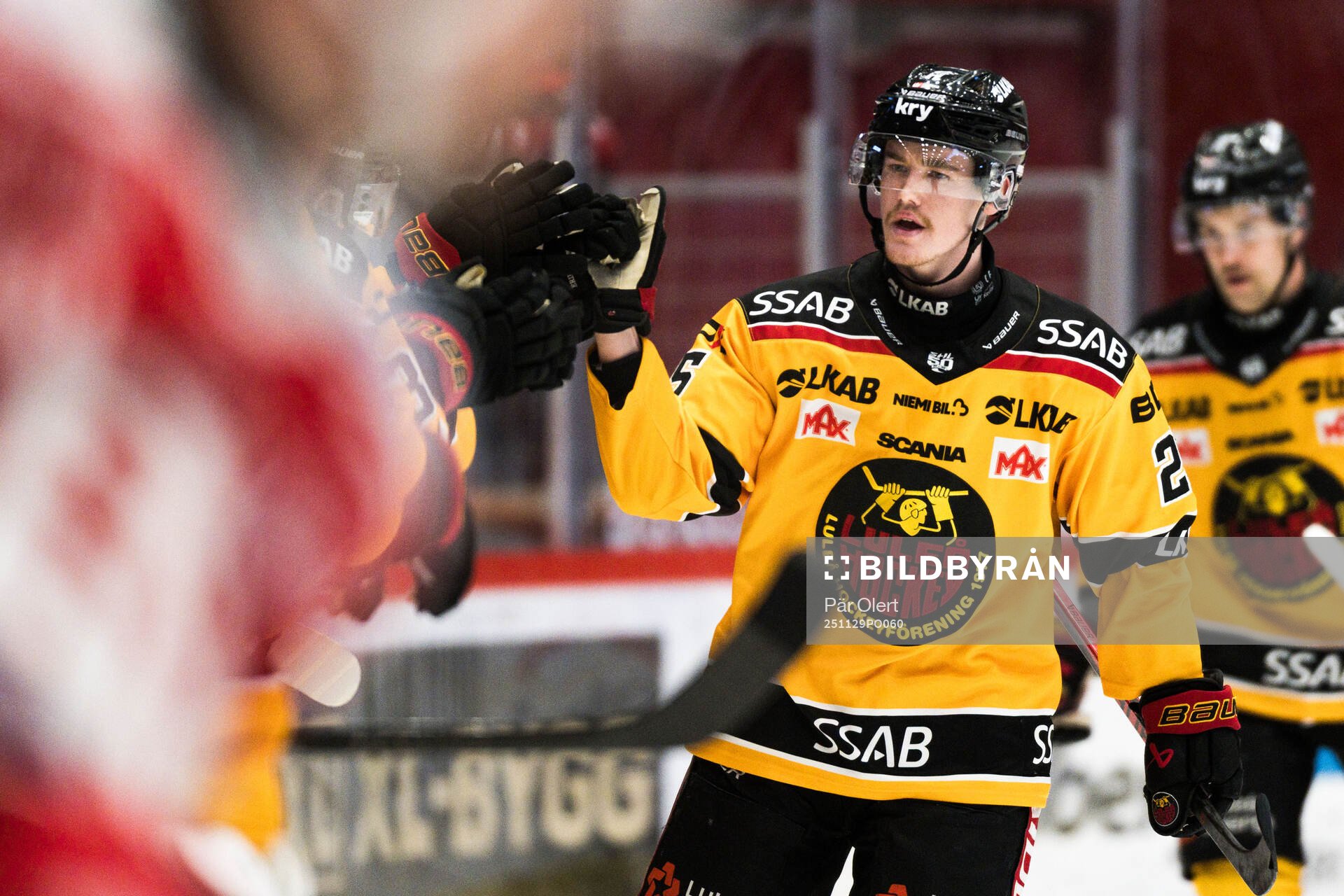 Luleås Filip Eriksson jublar
