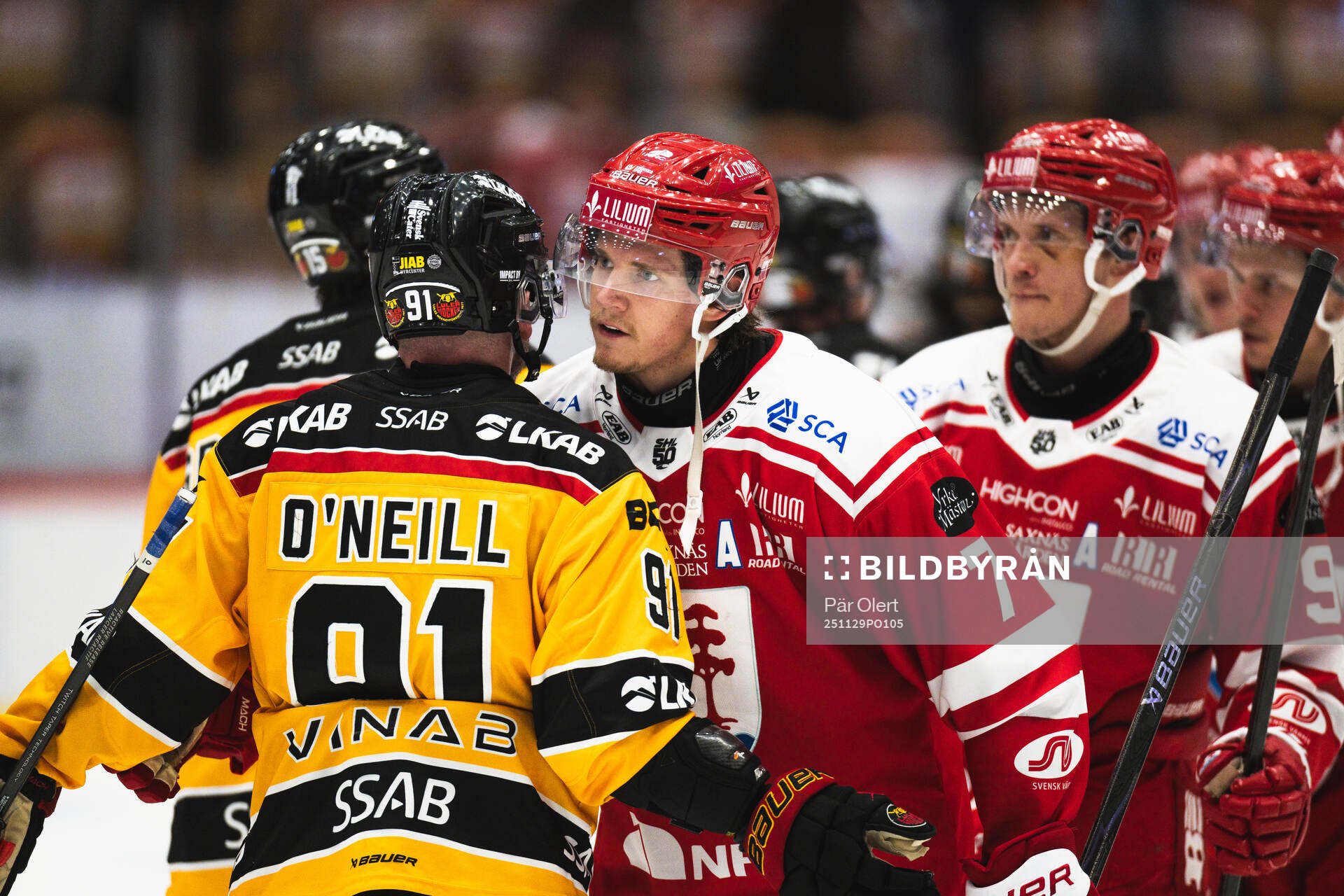 Luleås Brian O'Neill och Timrås Marcus Hardegård