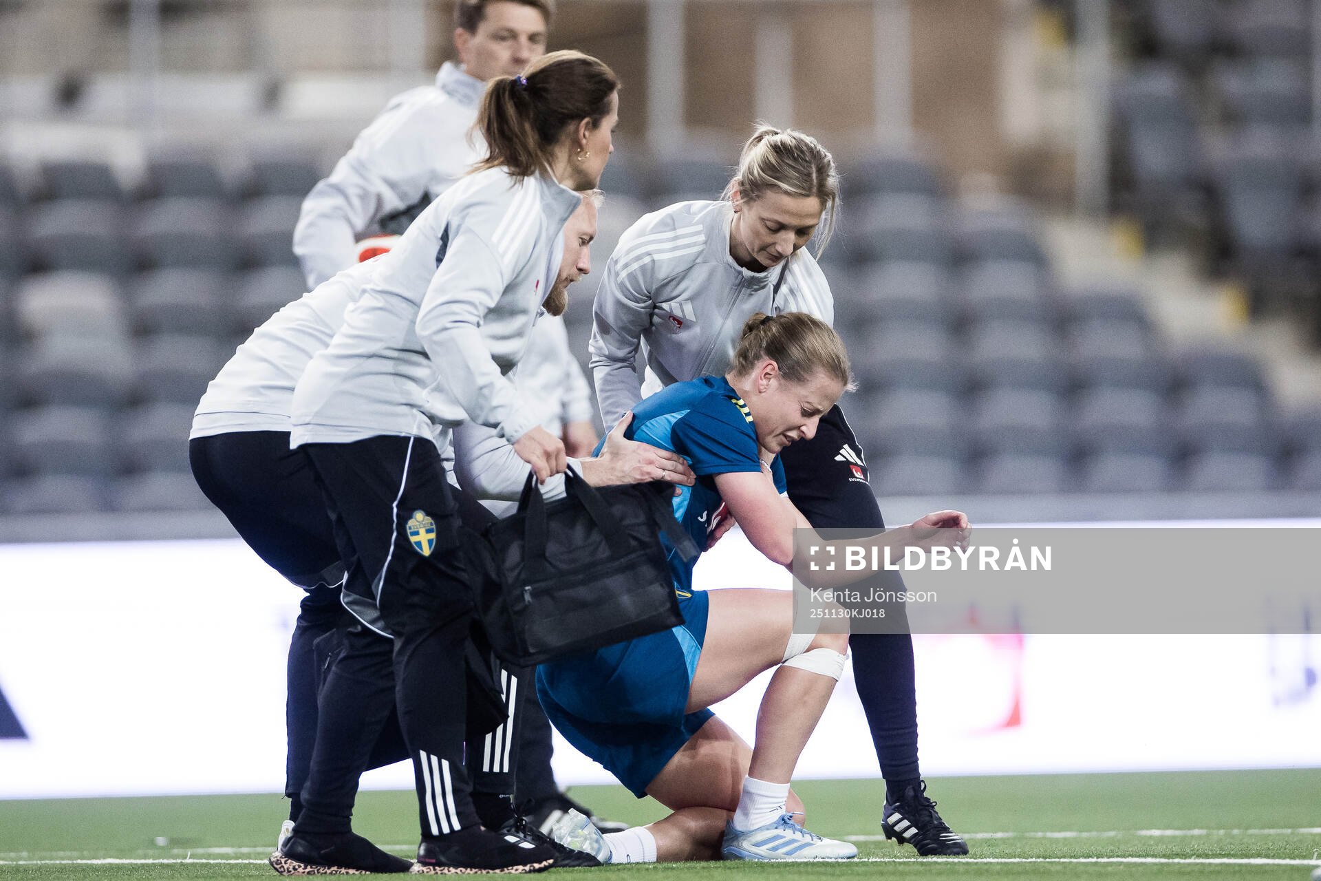 Anna Anvegård in pain