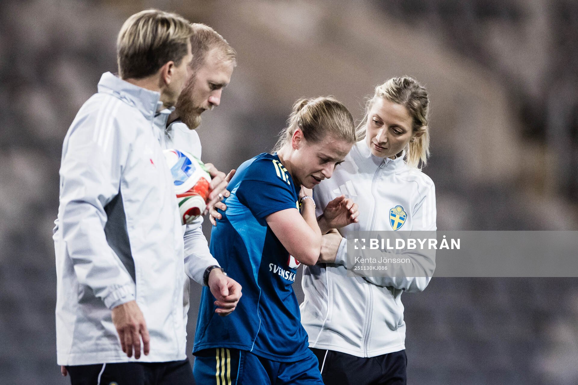 Anna Anvegård in pain