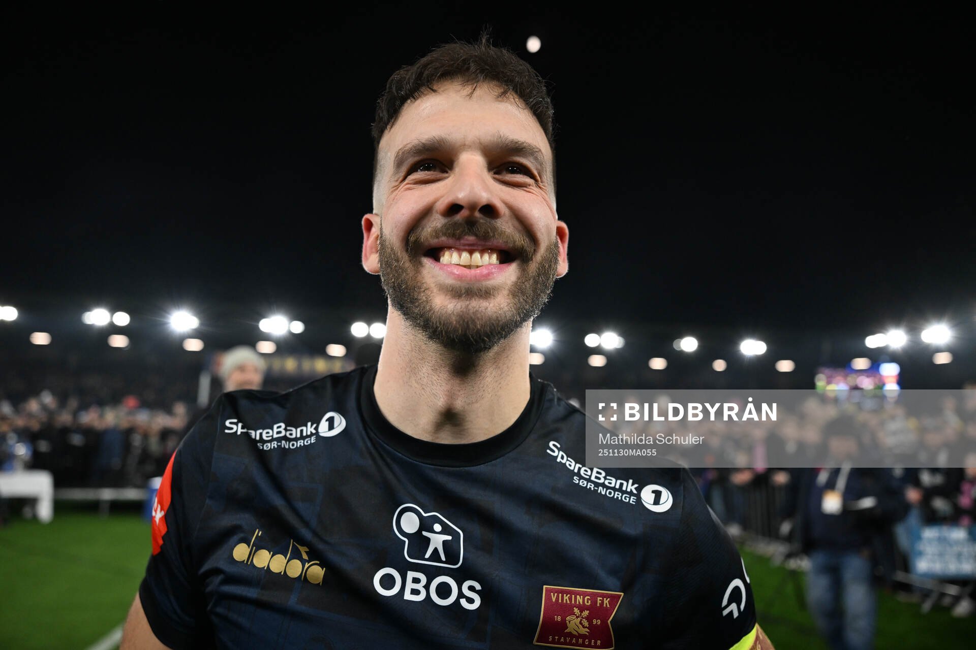 Zlatko Hovland Tripic of Viking celebrates