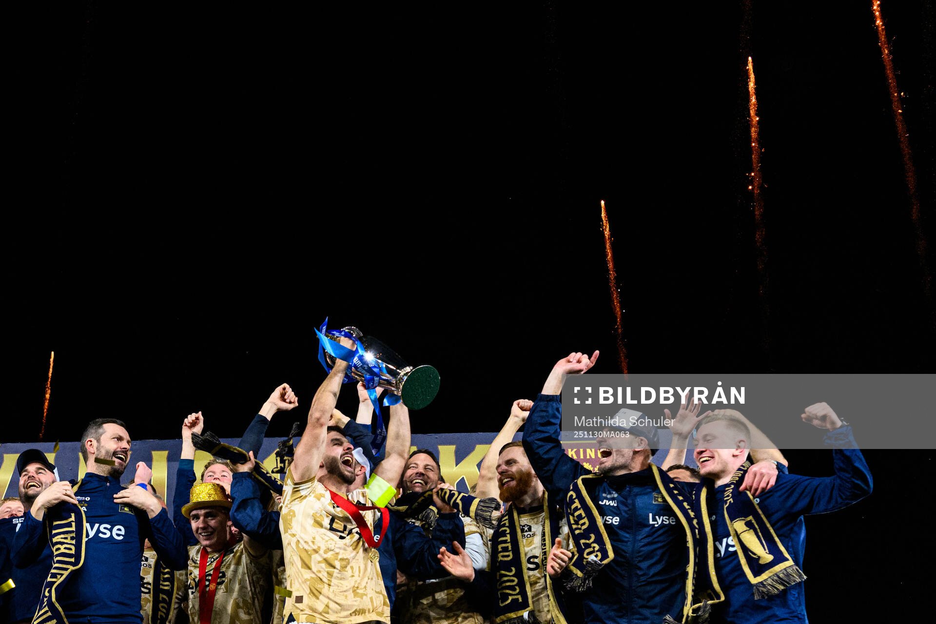 Zlatko Hovland Tripic of Viking celebrates
