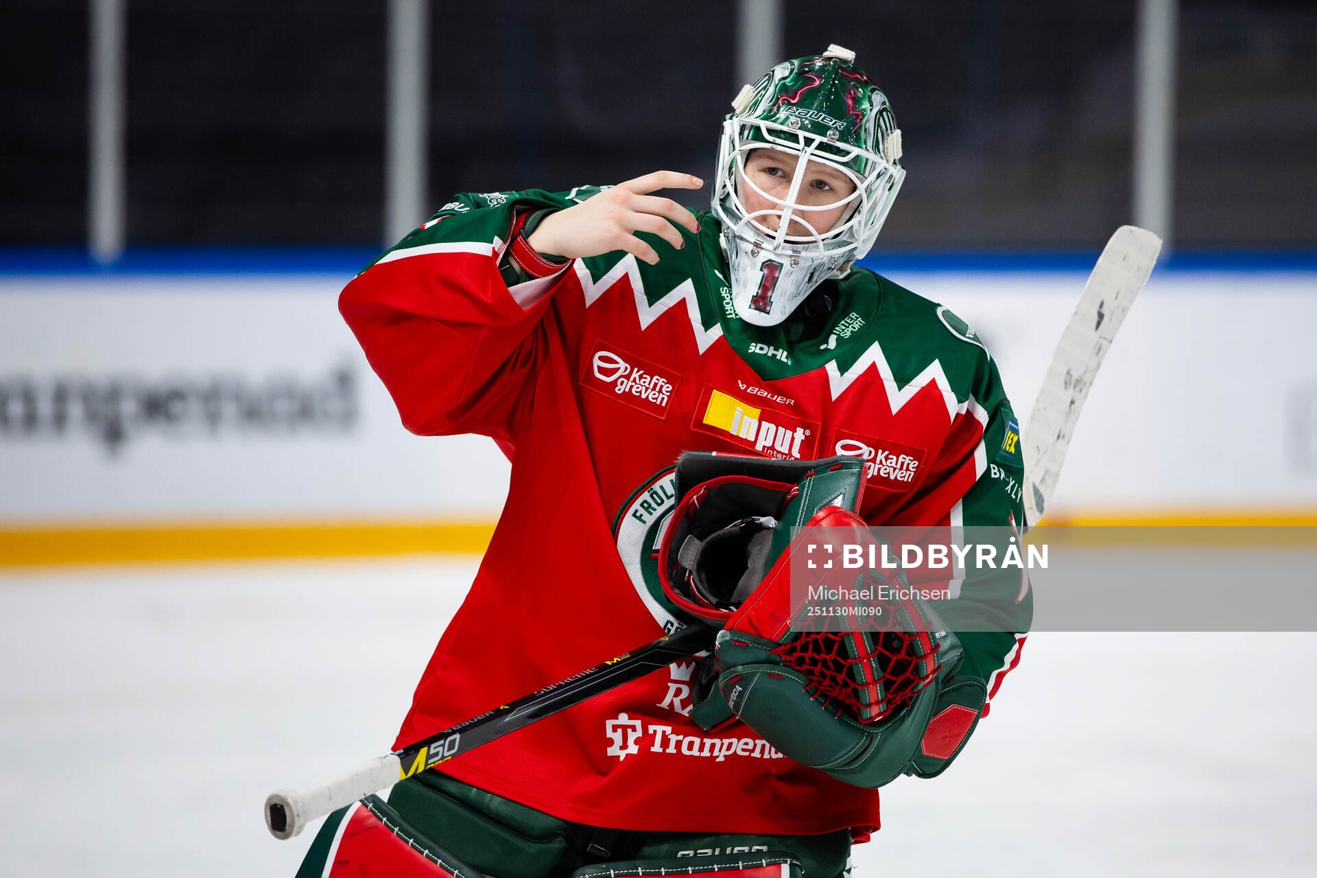 Frölundas målvakt Maja Helge