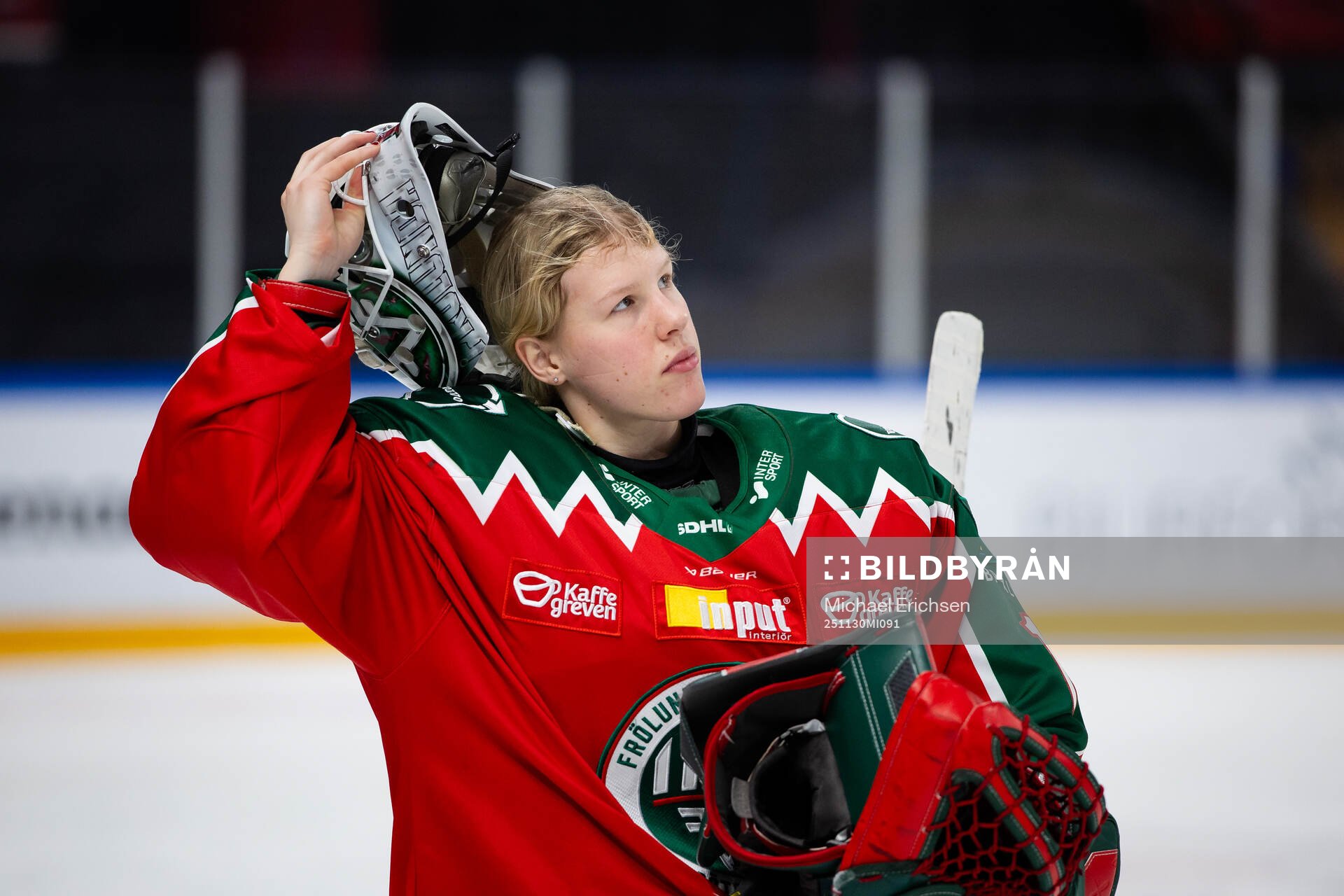 Frölundas målvakt Maja Helge