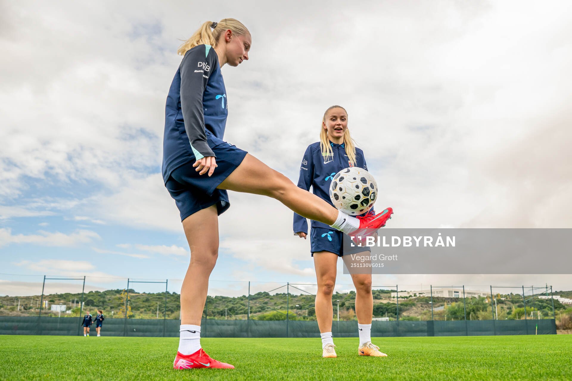 Emilie Joramo and Anna Langås Jøsendal of the Norwegian