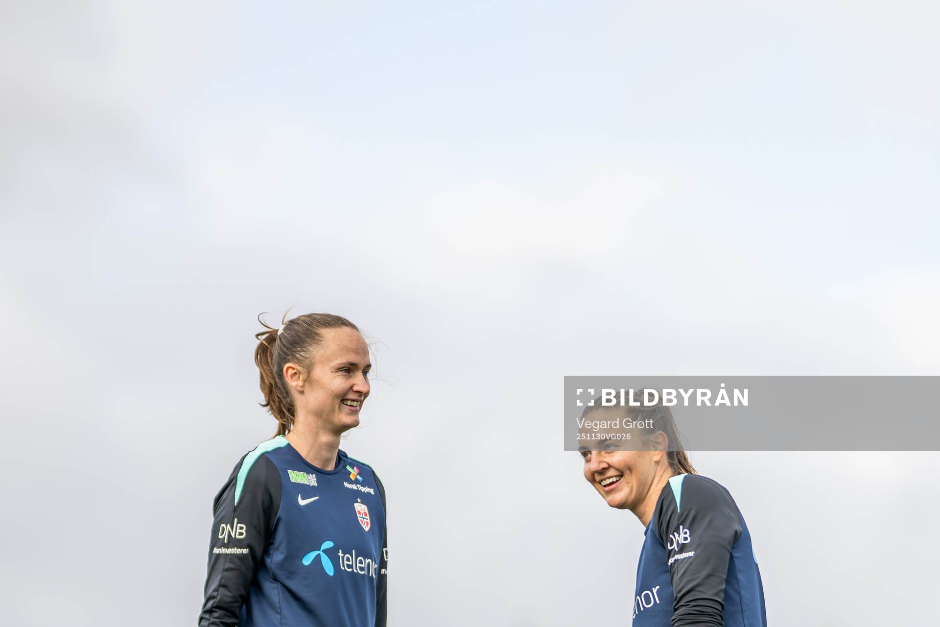 Caroline Graham Hansen and Vilde Bøe Risa of the Norwegian