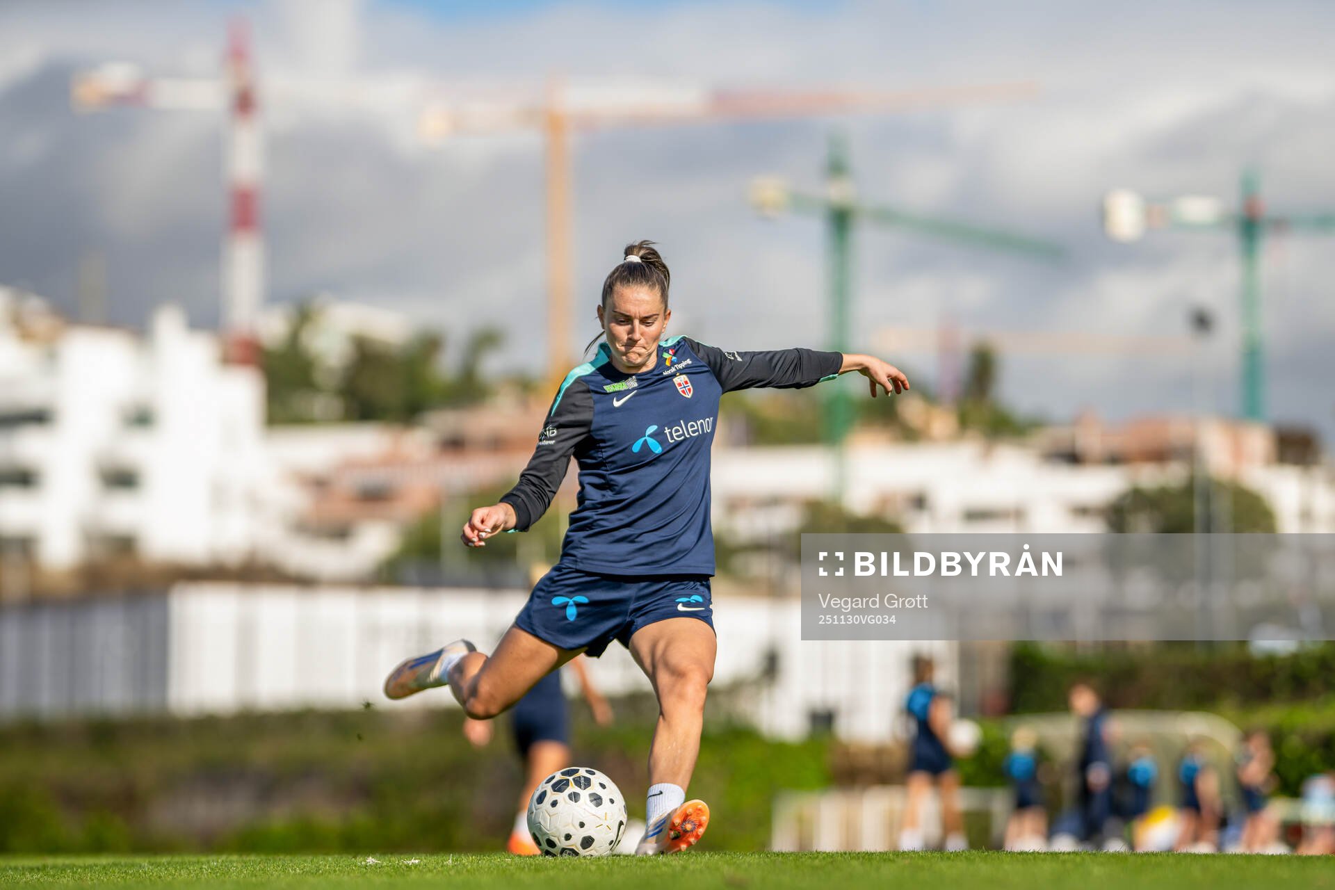 Vilde Bøe Risa of the Norwegian women's national football