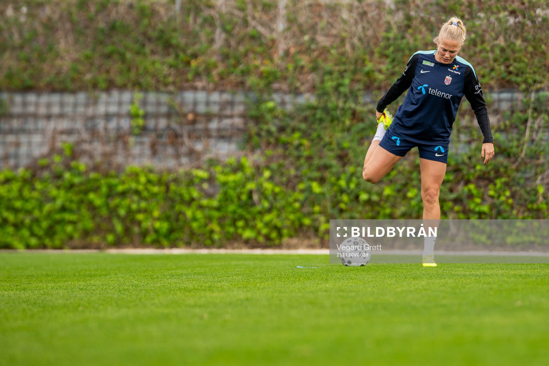 Guro Bergsvand of the Norwegian women's national football