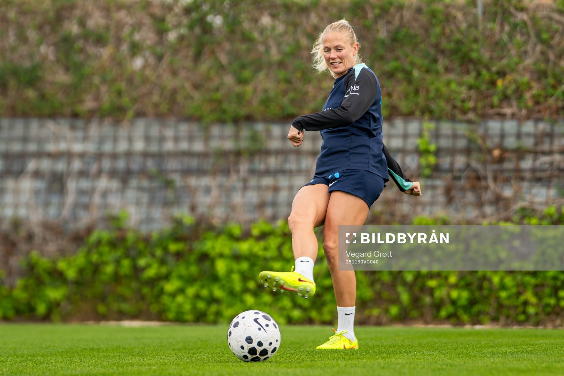Guro Bergsvand of the Norwegian women's national football