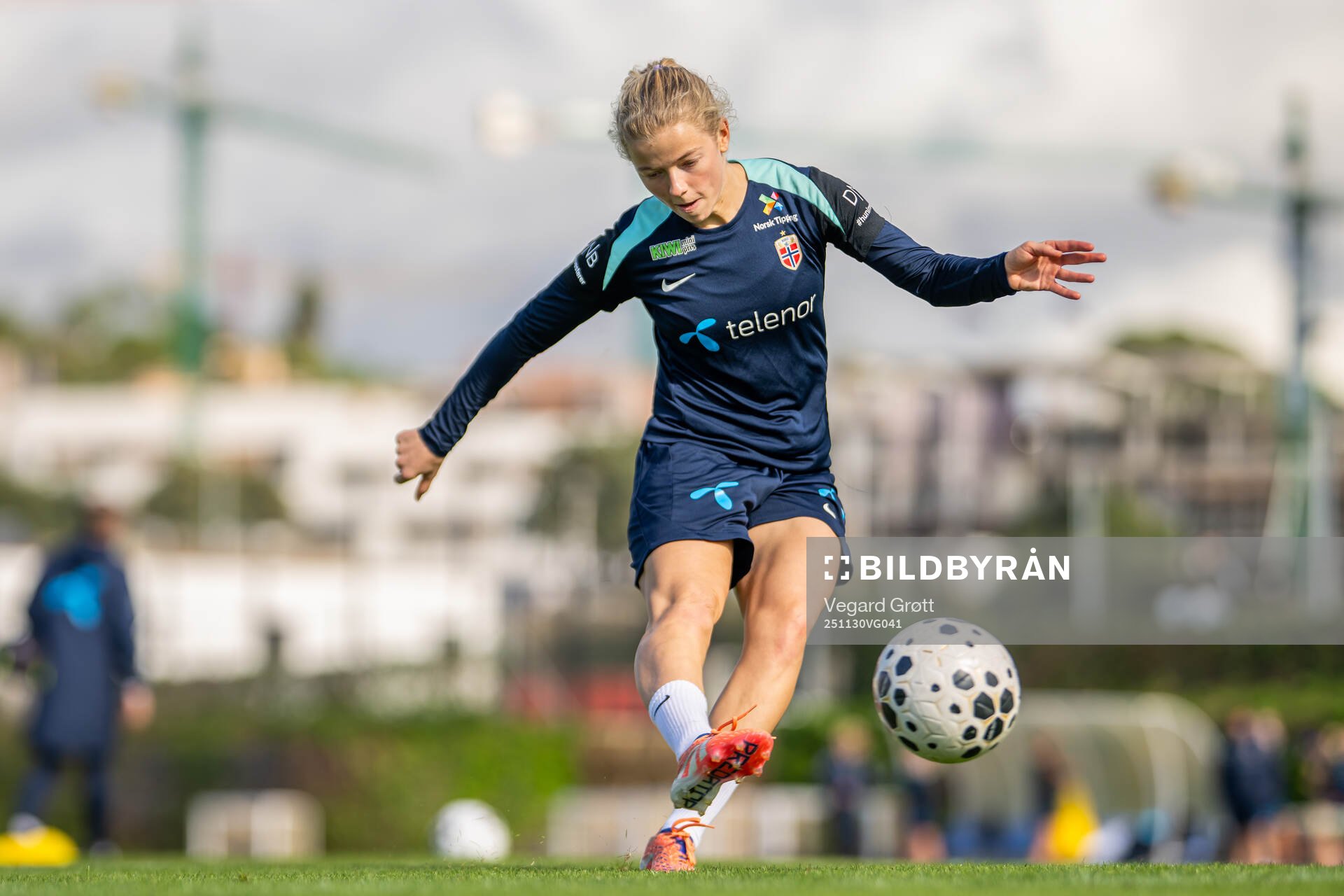 Justine Kielland of the Norwegian women's national football