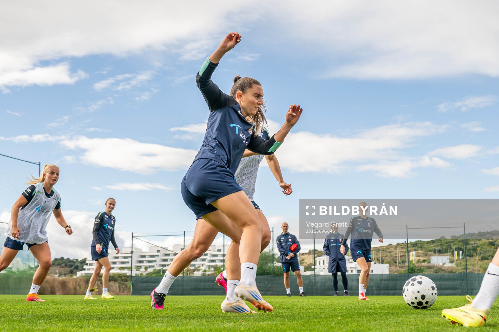 Vilde Bøe Risa of the Norwegian women's national football