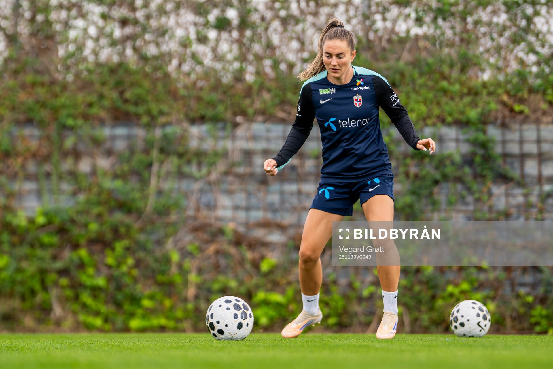 Vilde Bøe Risa of the Norwegian women's national football