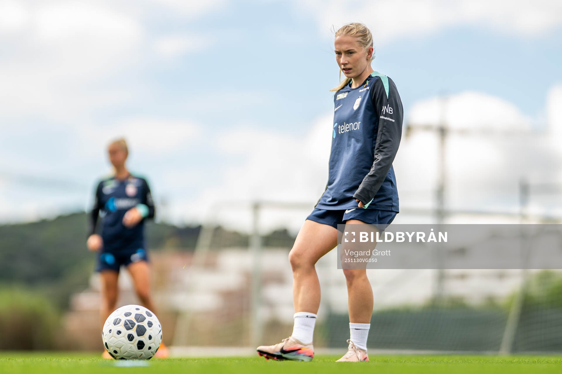 Thea Bjelde of the Norwegian women's national football team