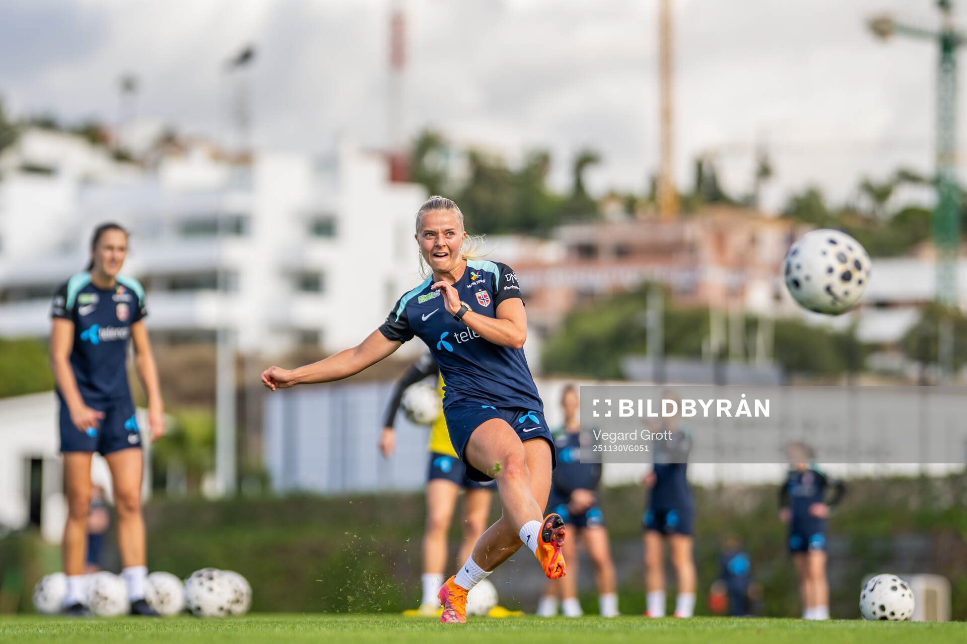 Emilie Woldvik of the Norwegian women's national football