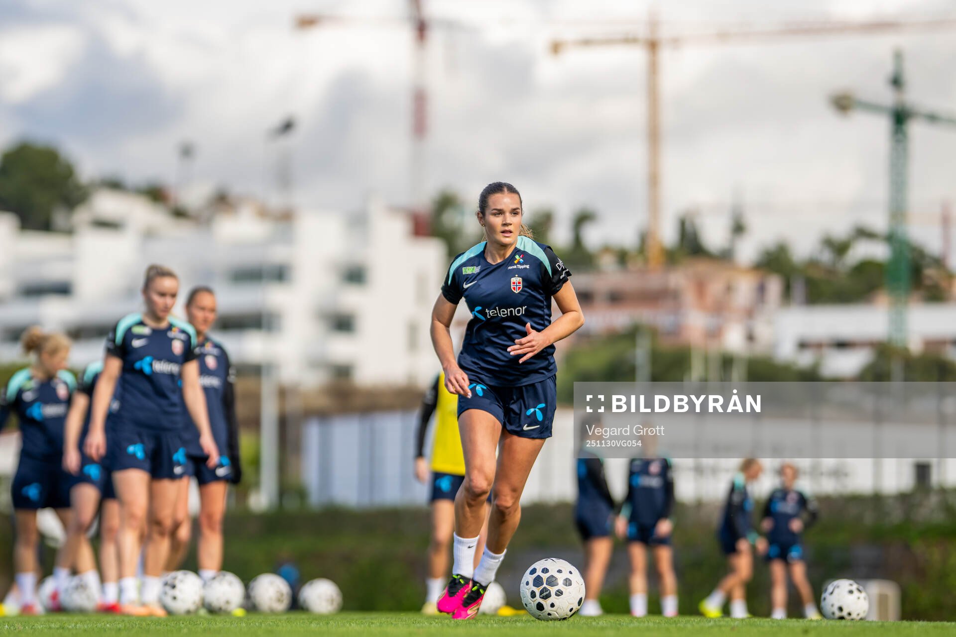 Andrea Norheim of the Norwegian women's national football
