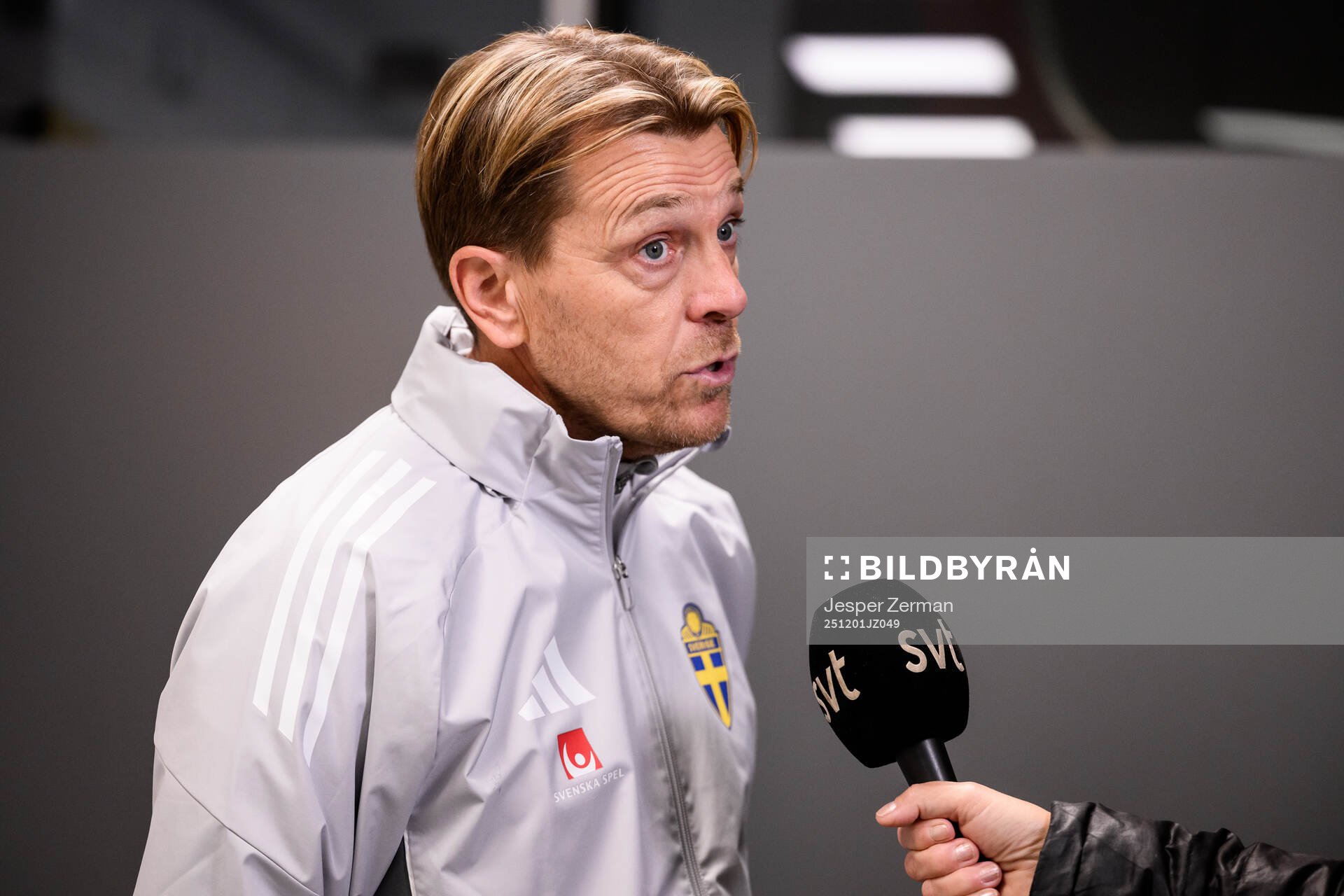 Head coach Tony Gustavsson of the Swedish women's national