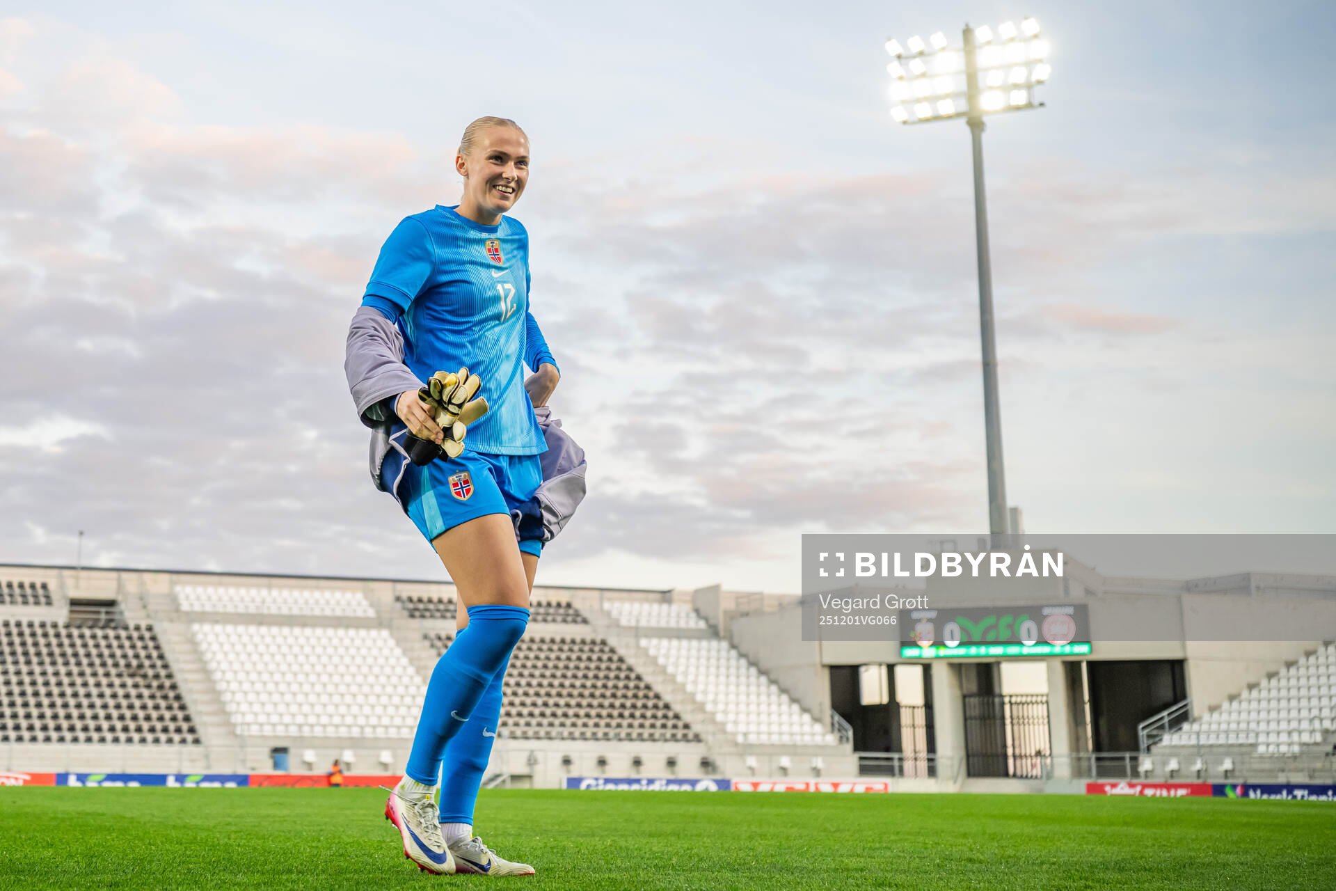Goalkeeper Selma Panengstuen of Norway