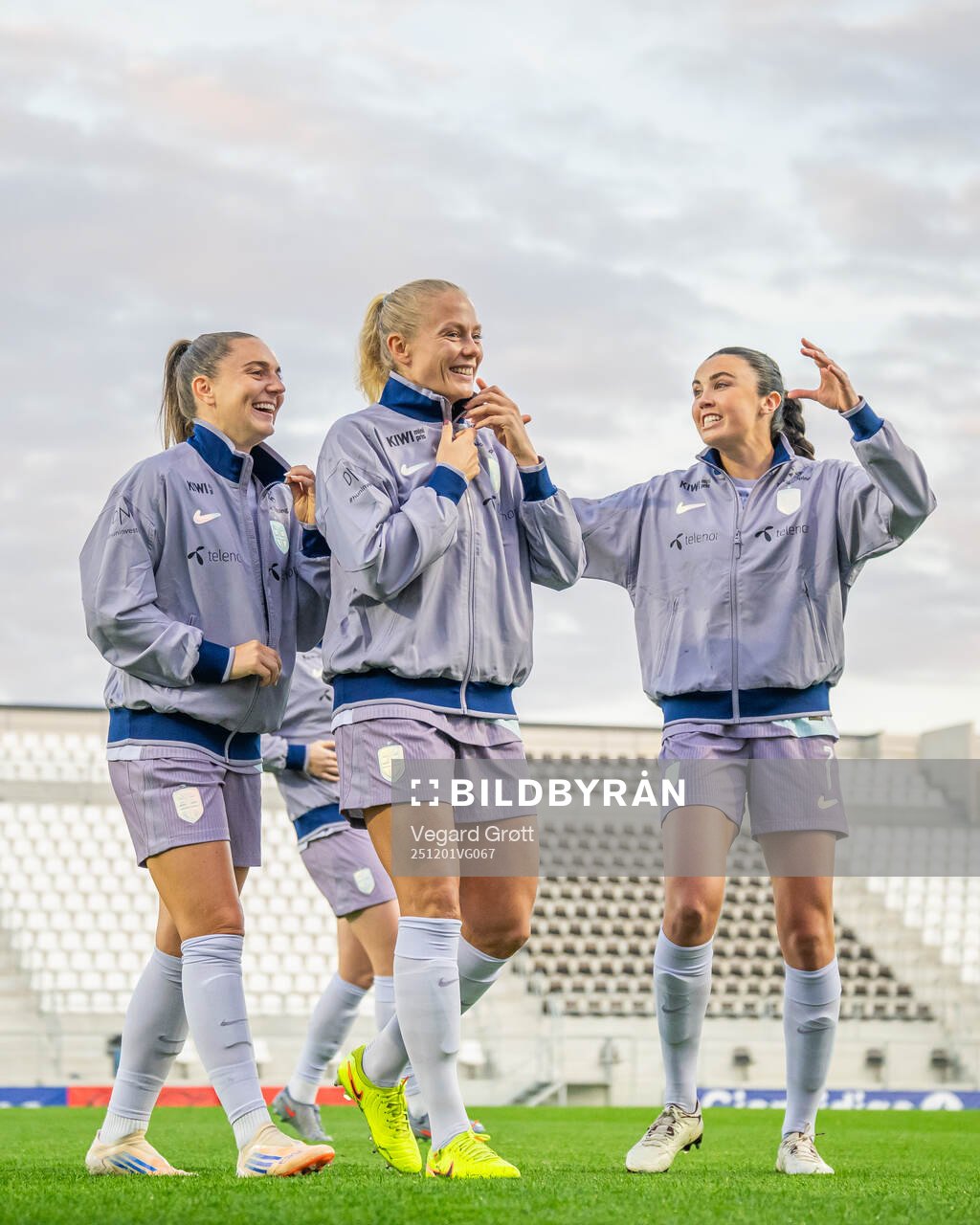 Vilde Bøe Risa, Guro Bergsvand and Ingrid Syrstad Engen of
