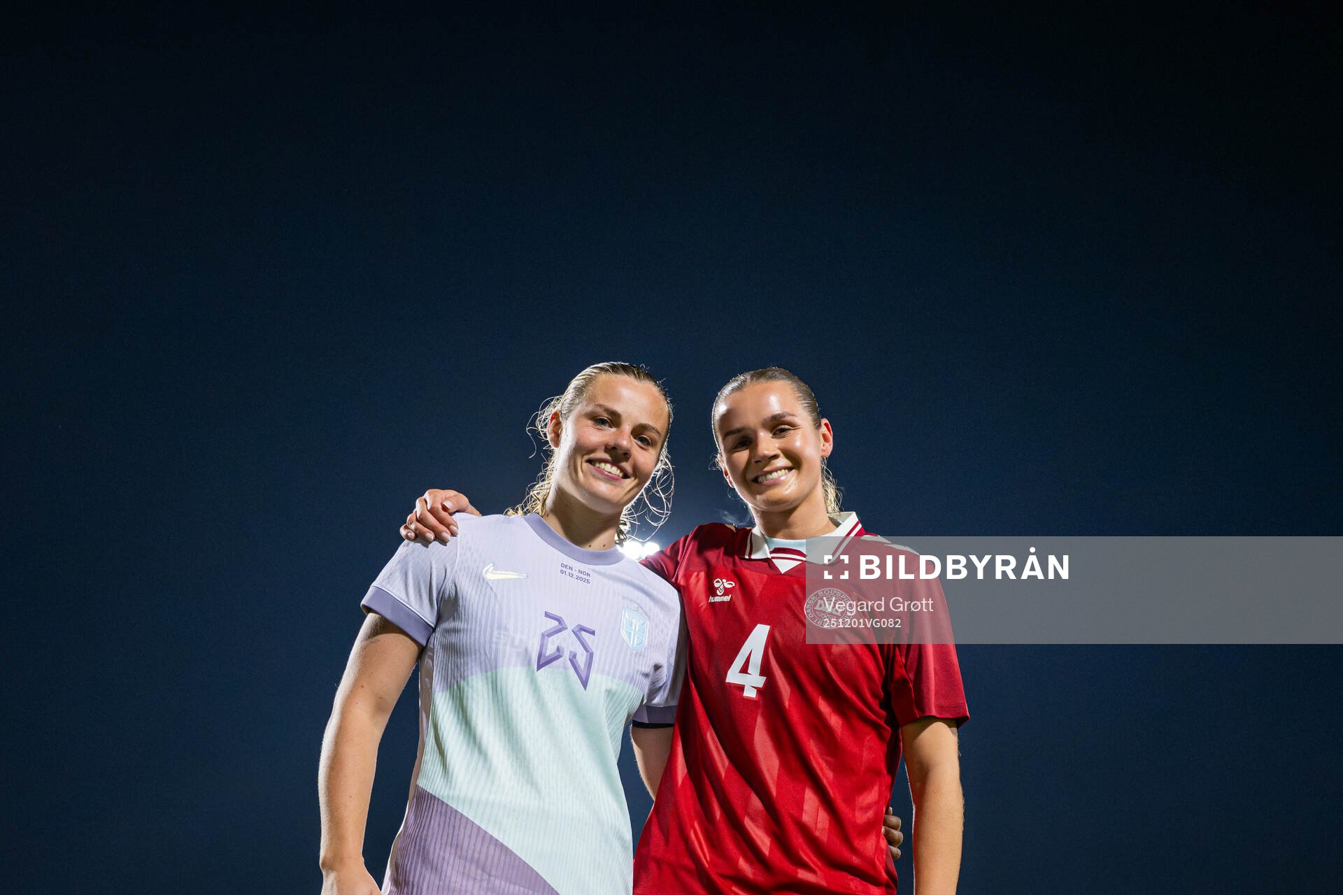 Emma Færge of Denmark and Andrea Norheim of Norway