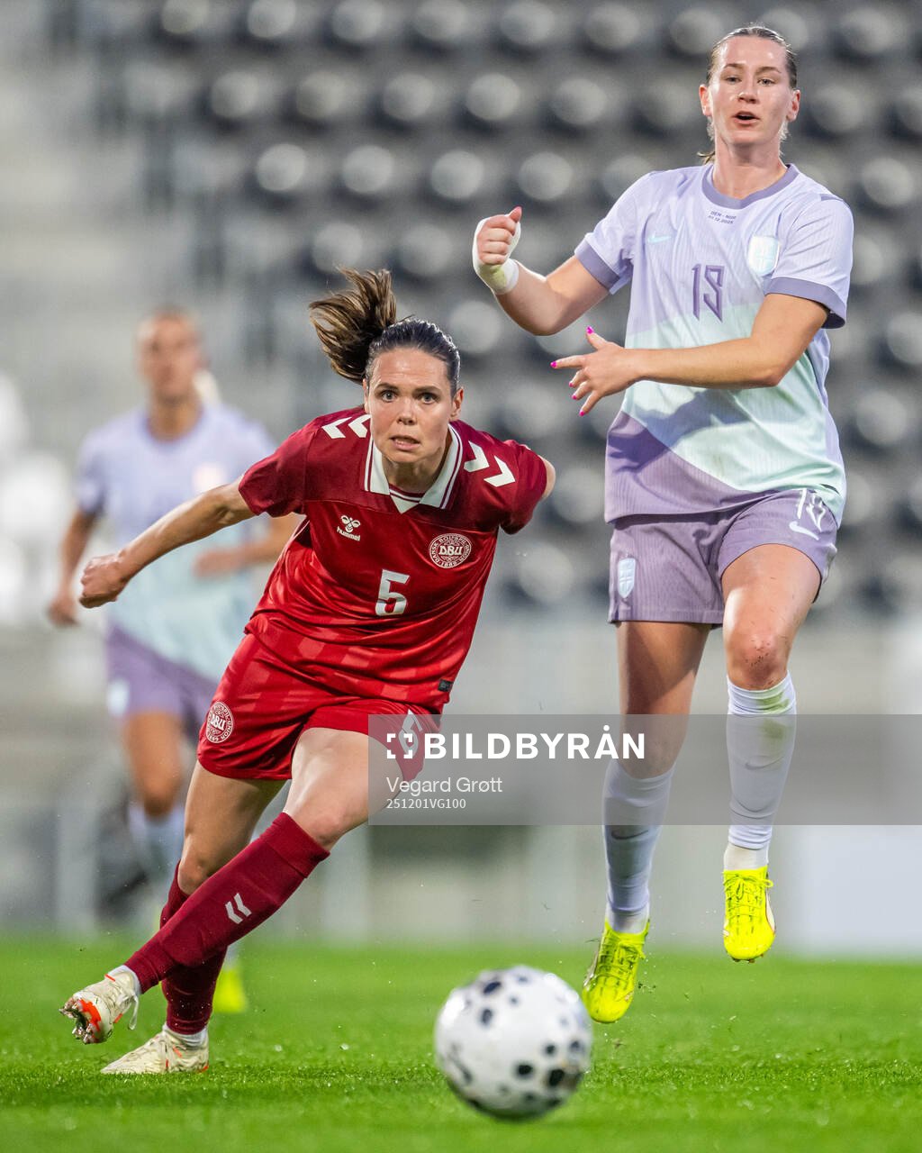 Simone Boye of Denmark and Elisabeth Terland of Norway