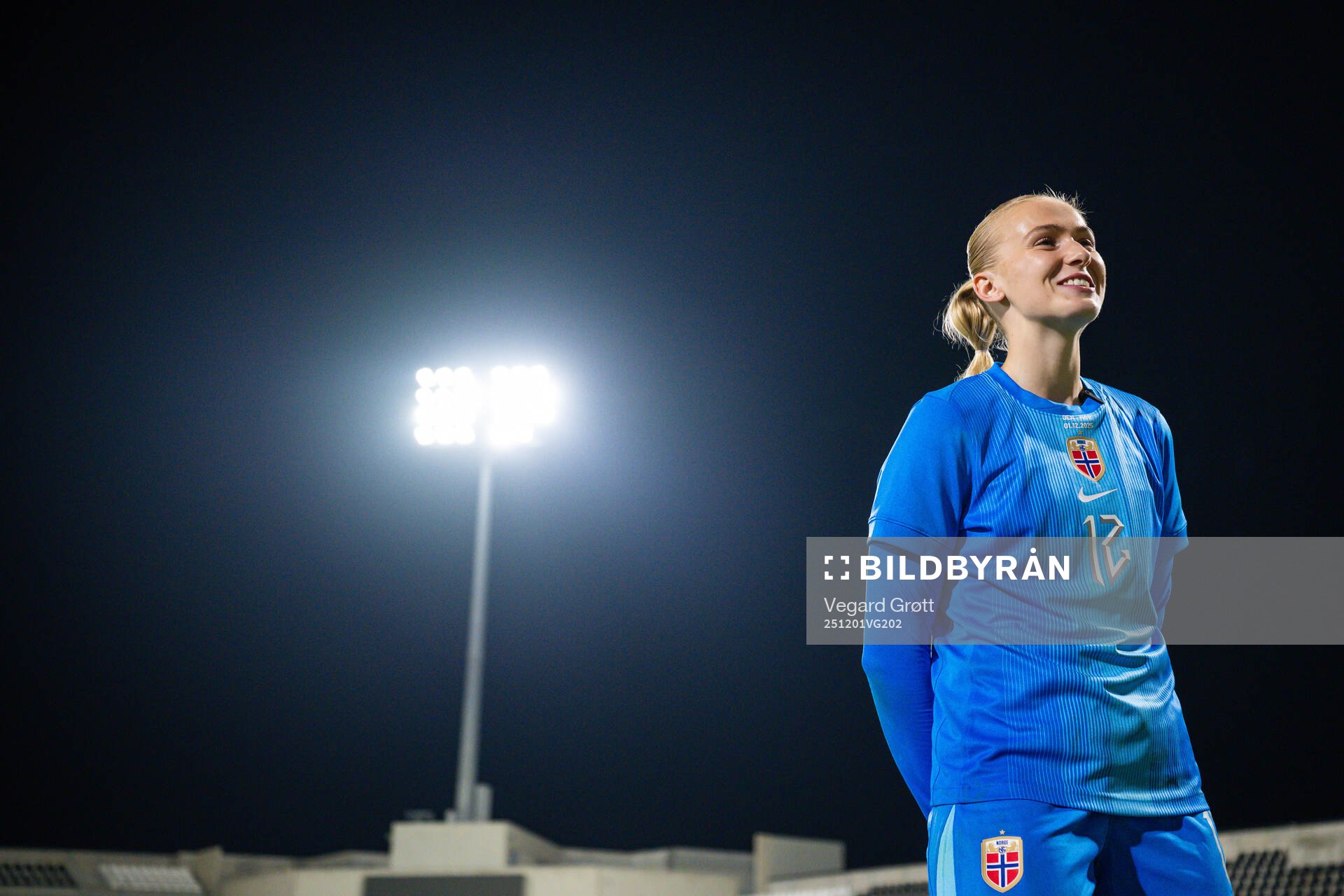 Goalkeeper Selma Panengstuen of Norway