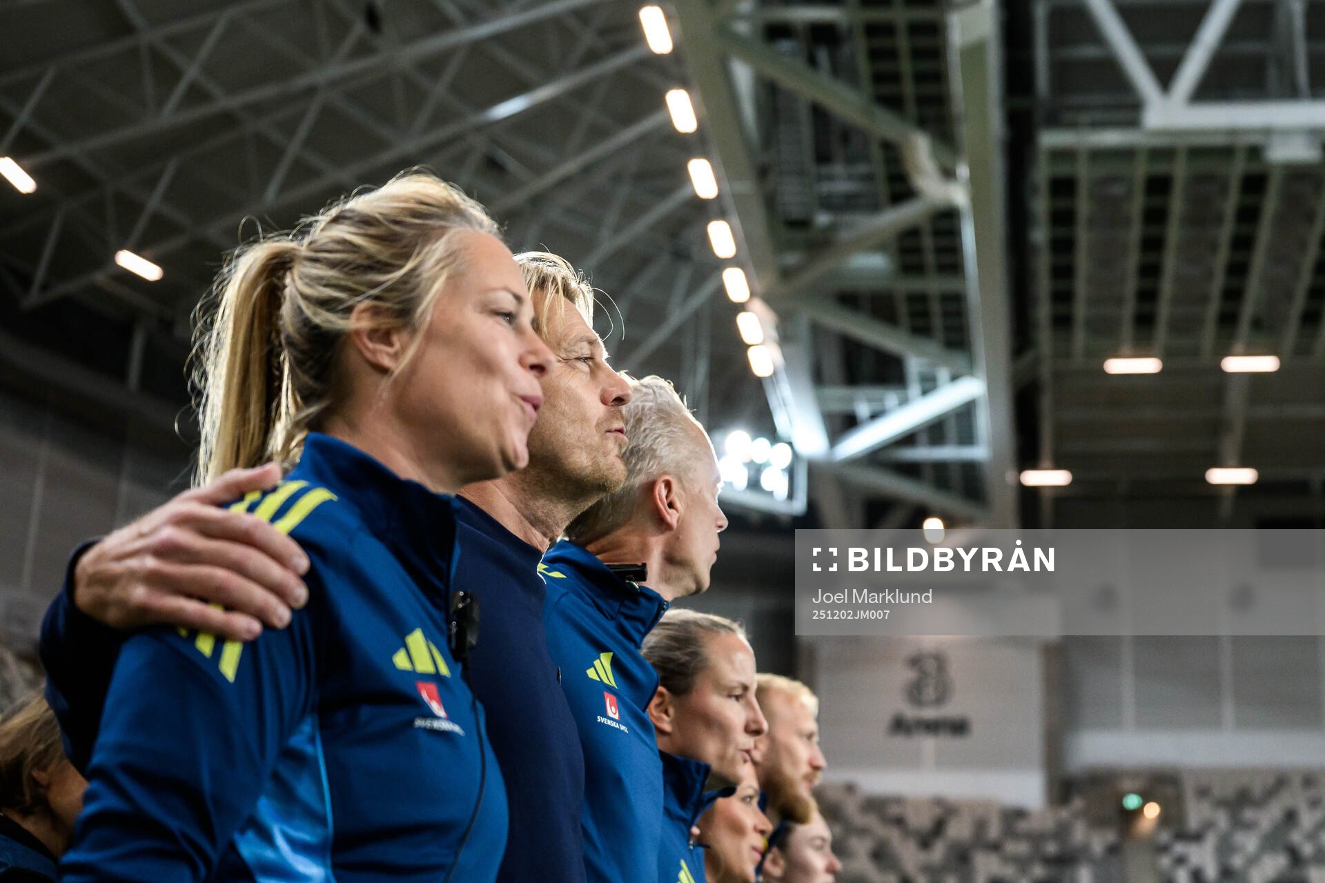 Assistant coach Johanna Almgren and Head coach Tony