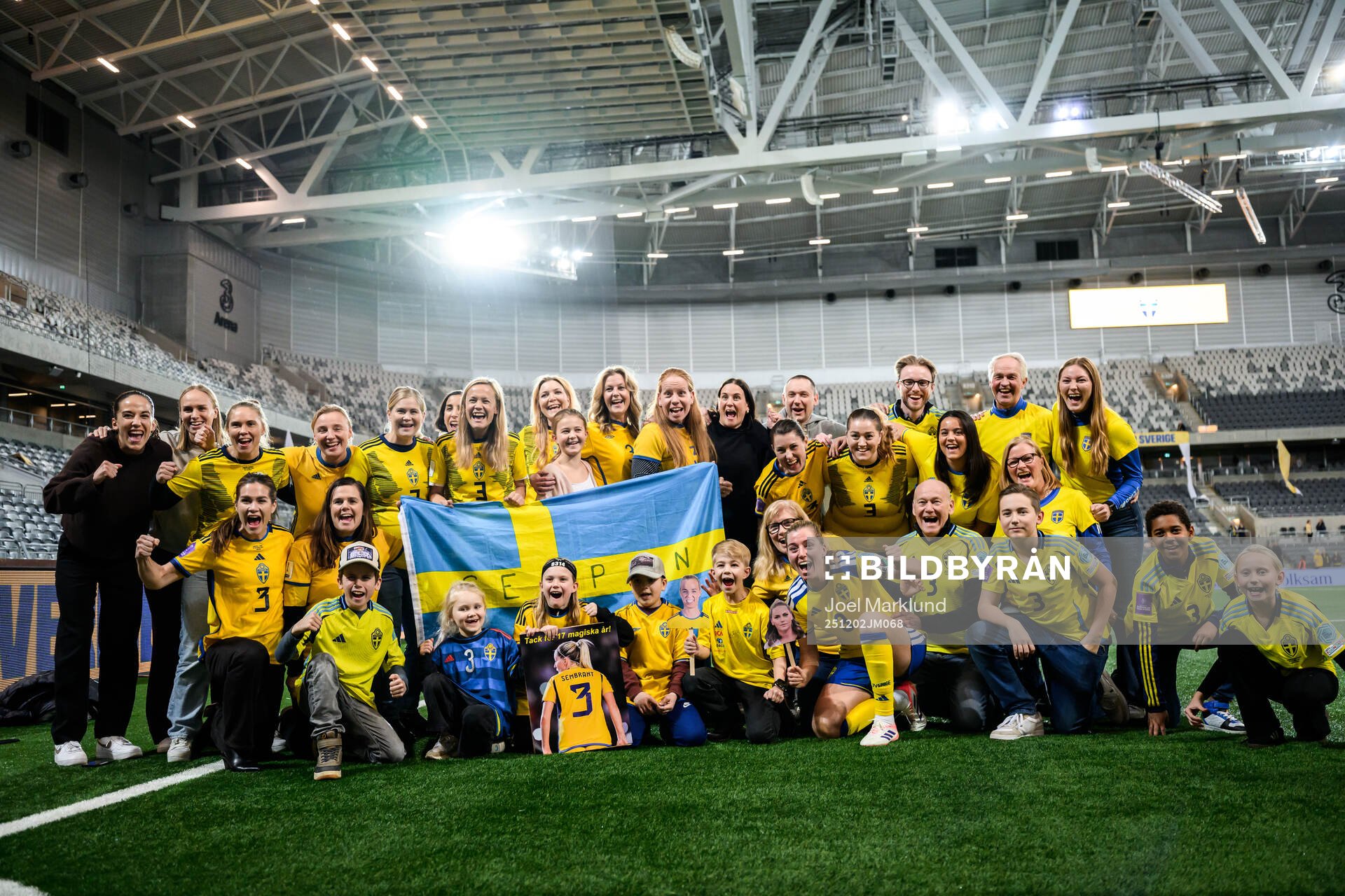 Linda Sembrant of Sweden with her family
