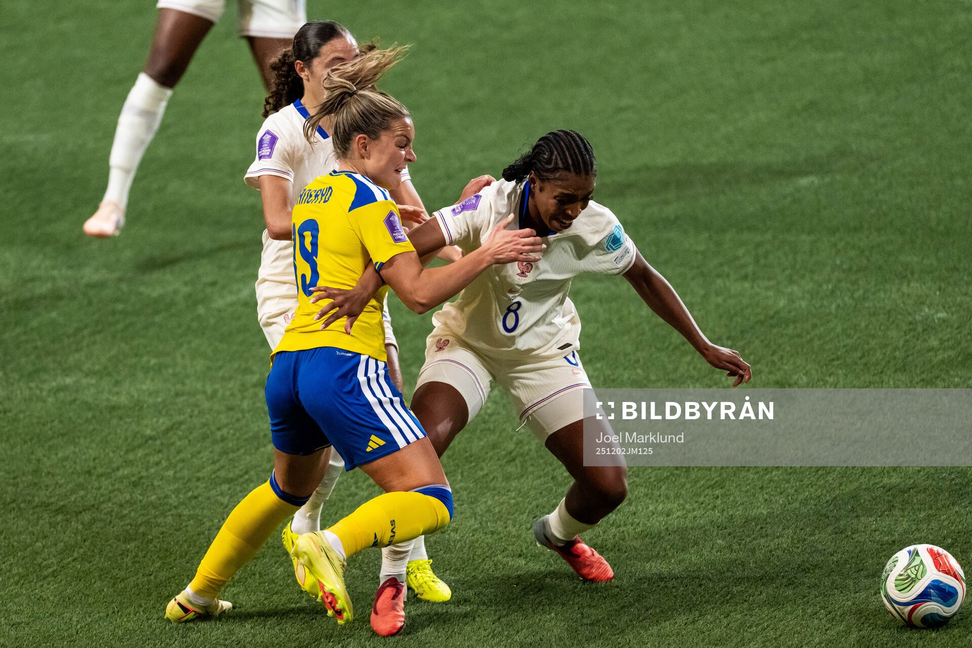Johanna Rytting Kaneryd of Sweden in action against Grace