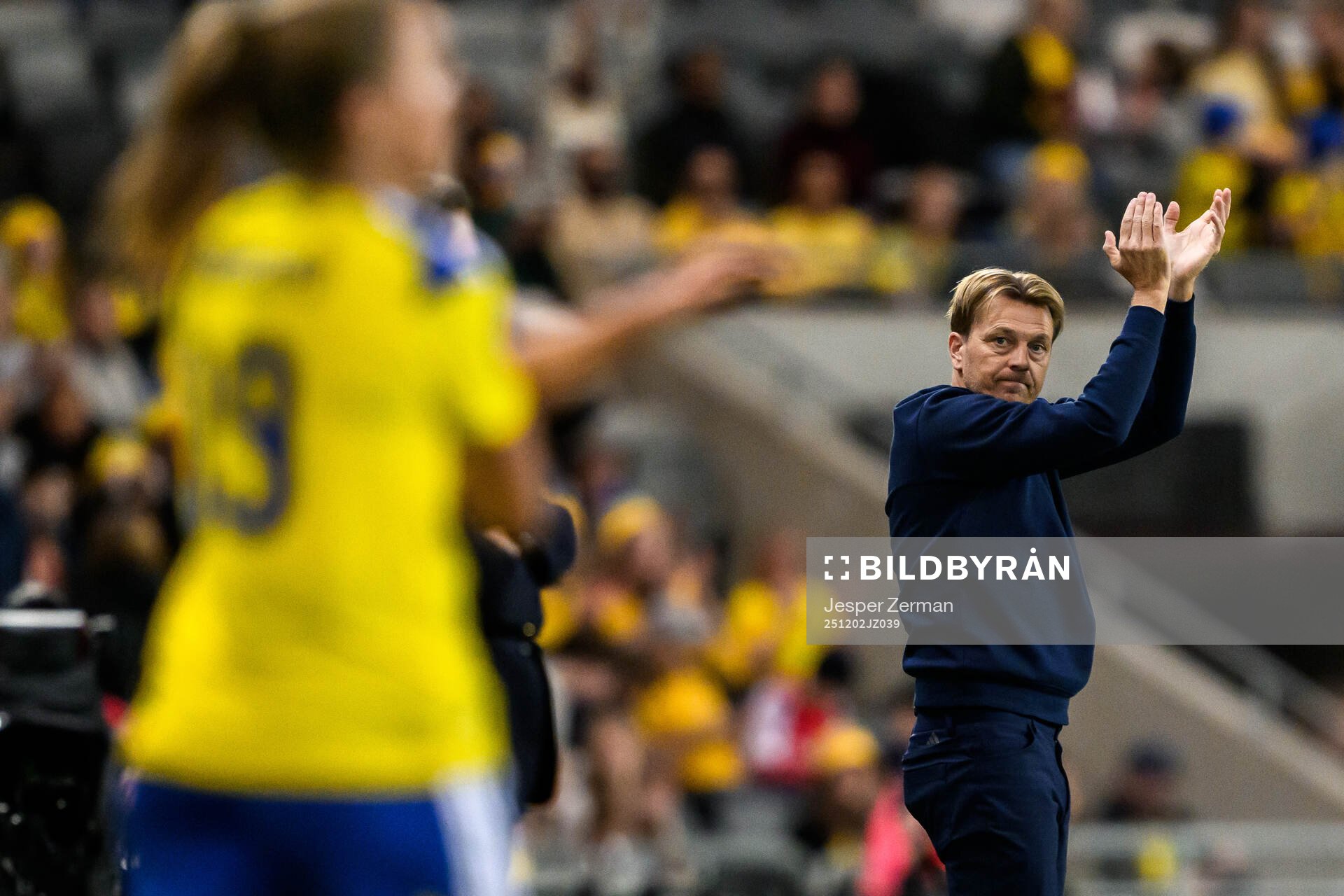 Head coach Tony Gustavsson of Sweden