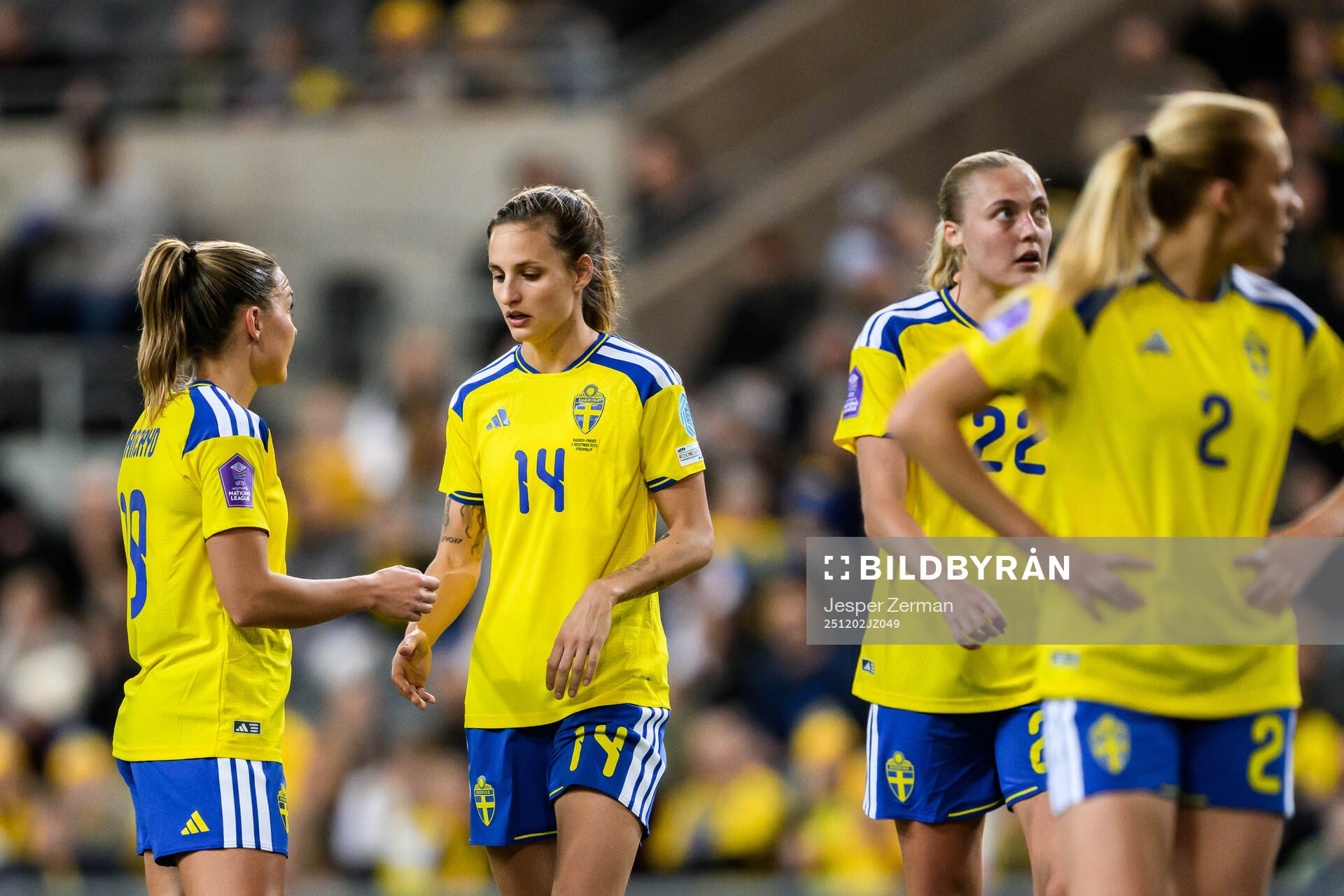 Johanna Rytting Kaneryd and Nathalie Björn of Sweden
