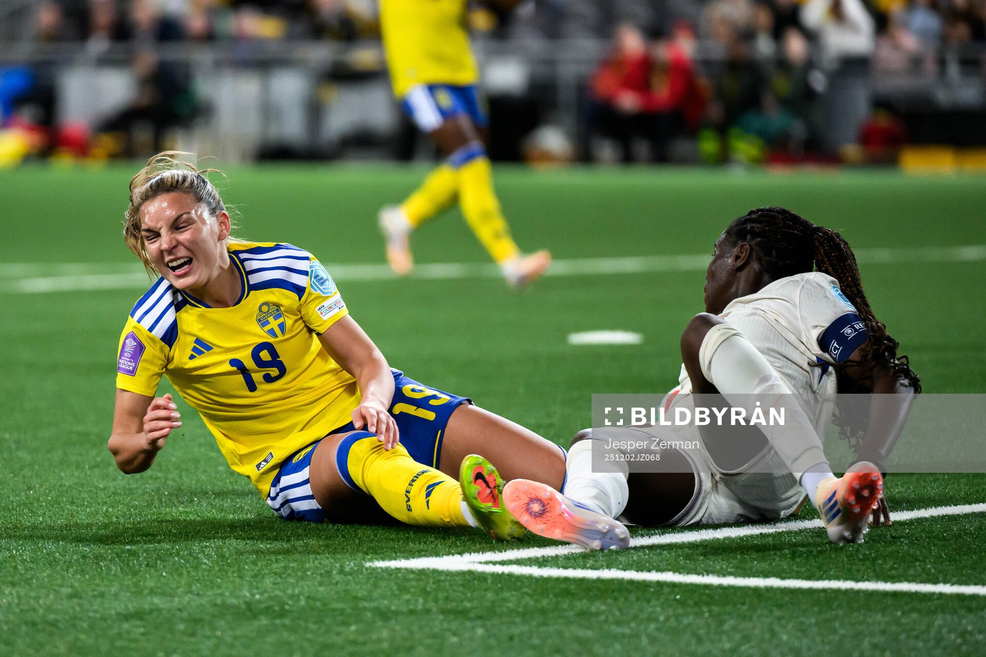 Johanna Rytting Kaneryd of Sweden and Griedge Mbock Bathy
