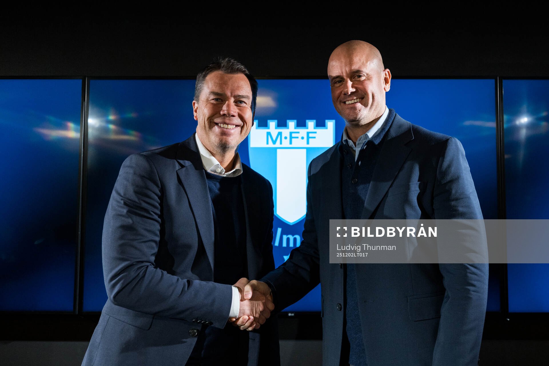 Sportchef Daniel Andersson och Malmö FFs nya tränare