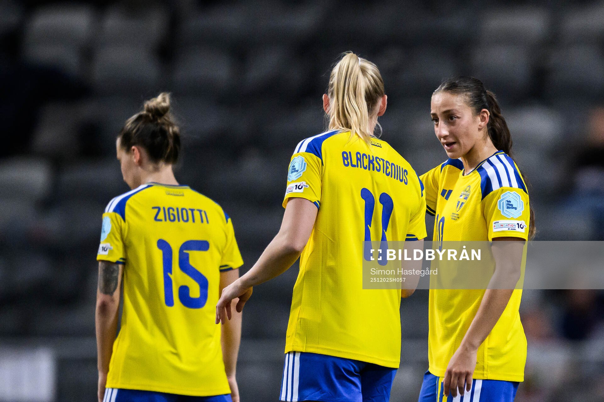Julia Zigiotti Olme. Stina Blackstenius and Rosa Kafaji