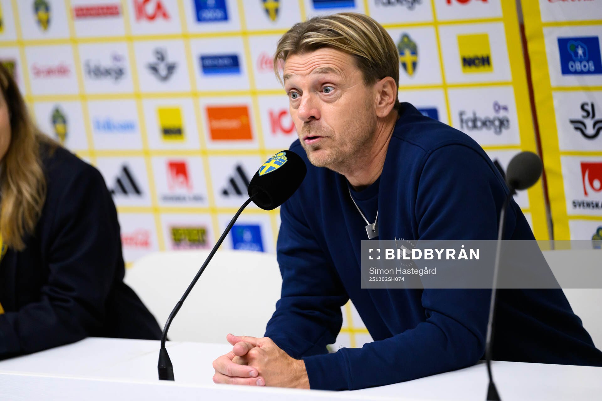 Head coach Tony Gustavsson of Sweden