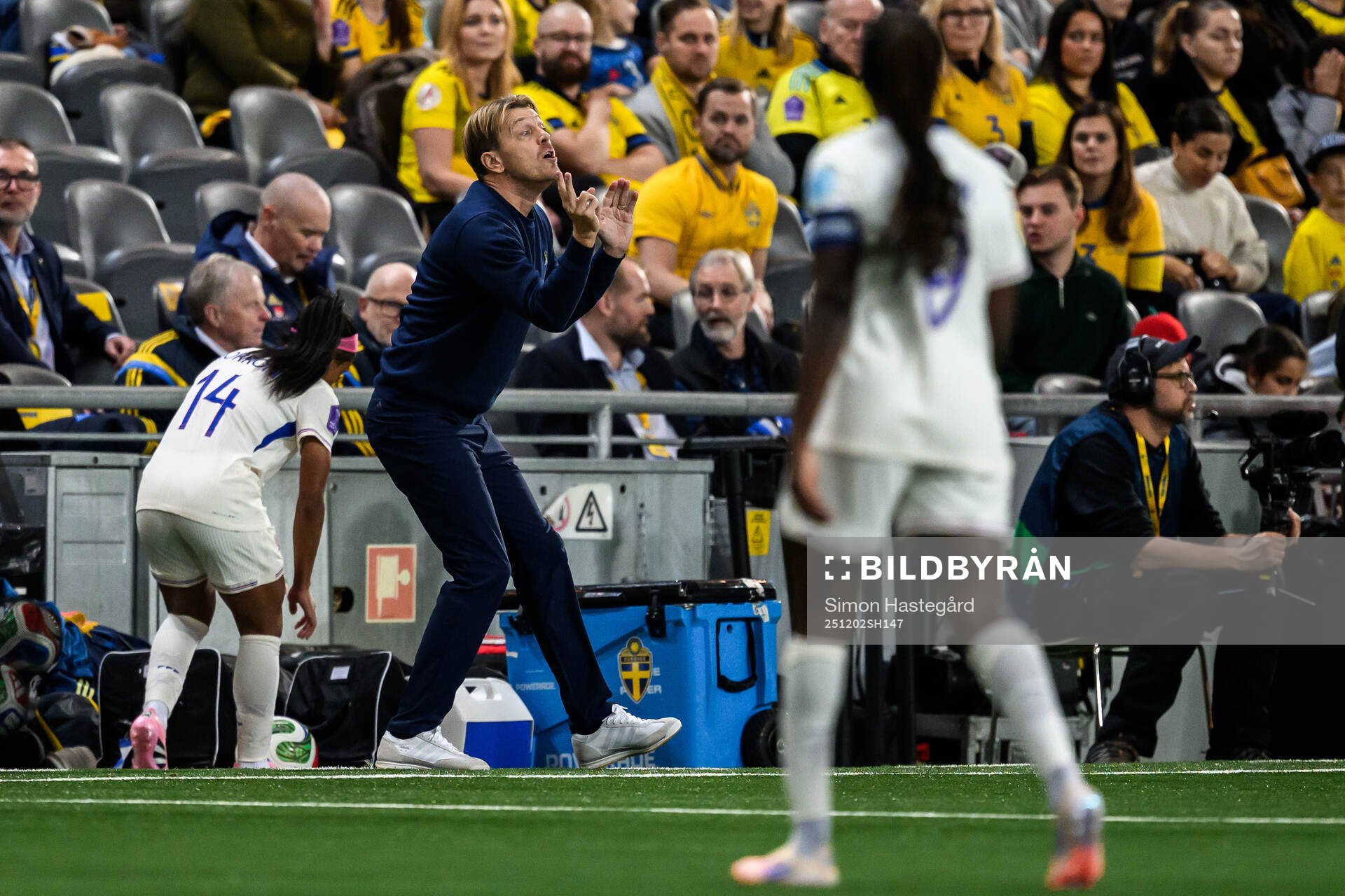 Head coach Tony Gustavsson of Sweden