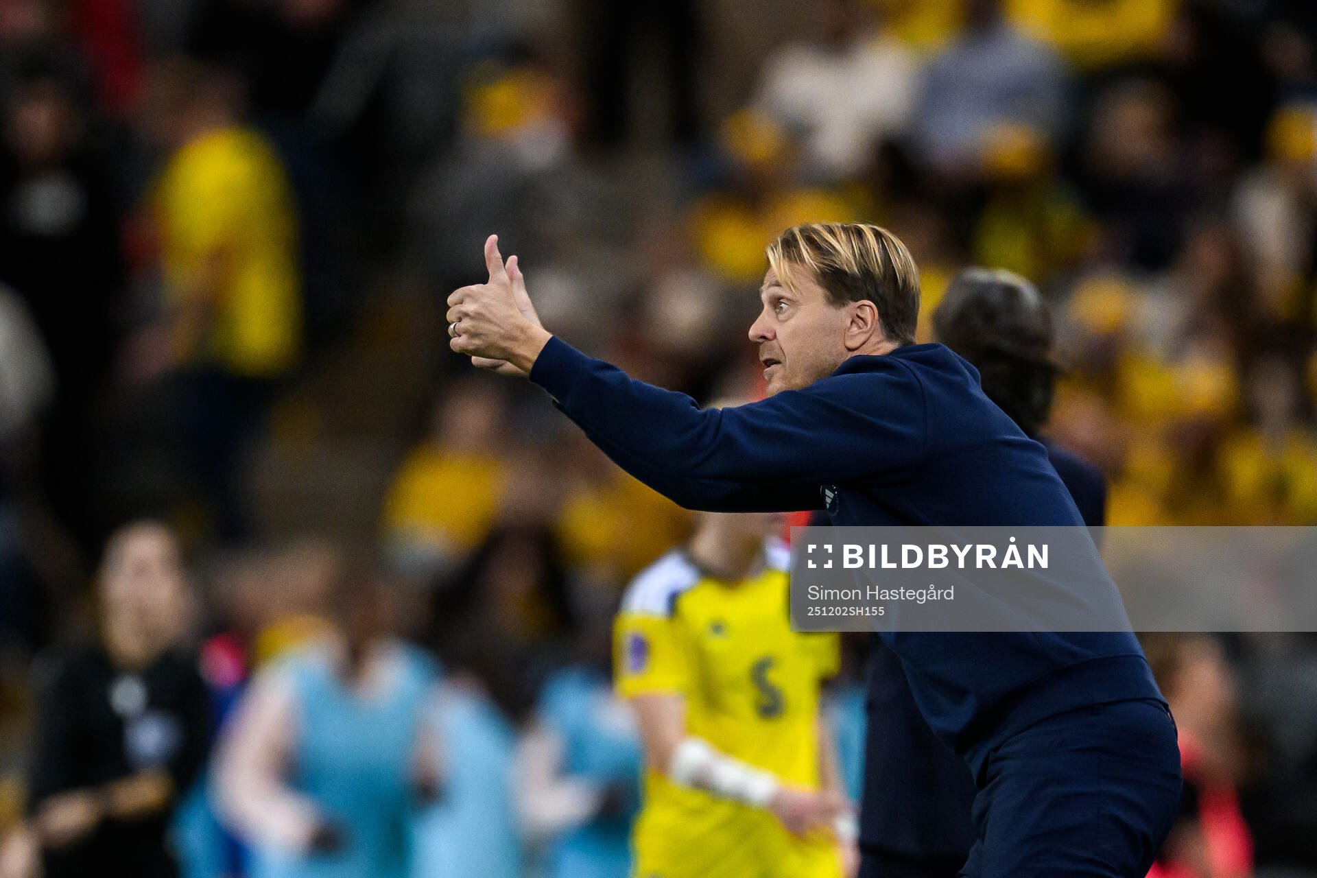 Head coach Tony Gustavsson of Sweden