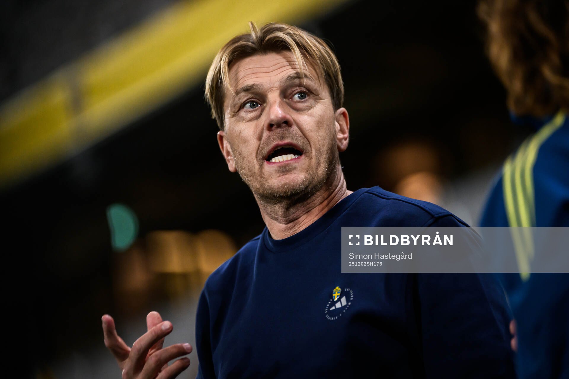 Head coach Tony Gustavsson of Sweden