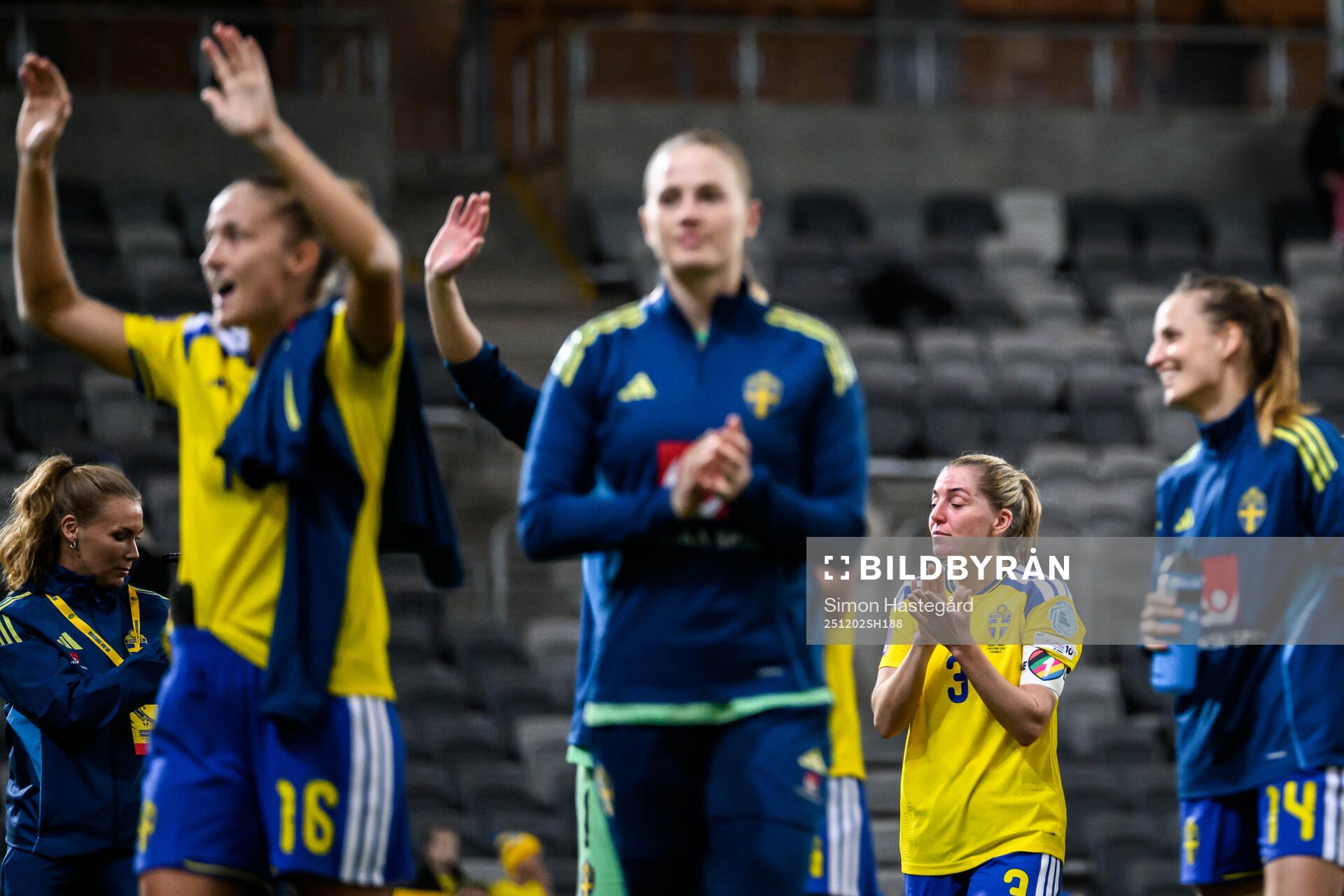 Linda Sembrant of Sweden looks dejected