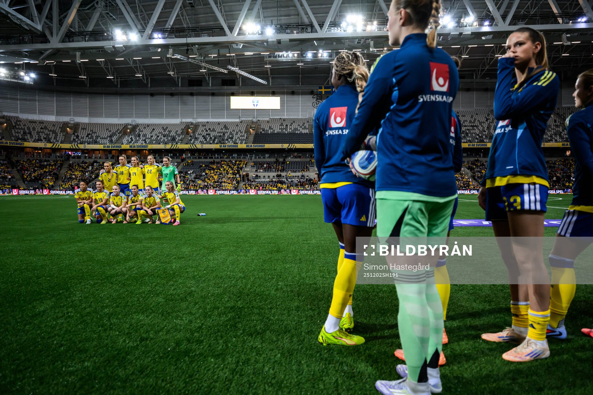 The starting eleven of Sweden