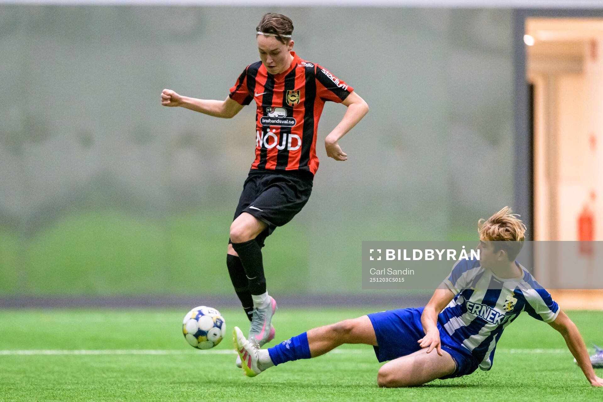 Brommapojkarnas Sebastian Hindstam och Leo Alkass