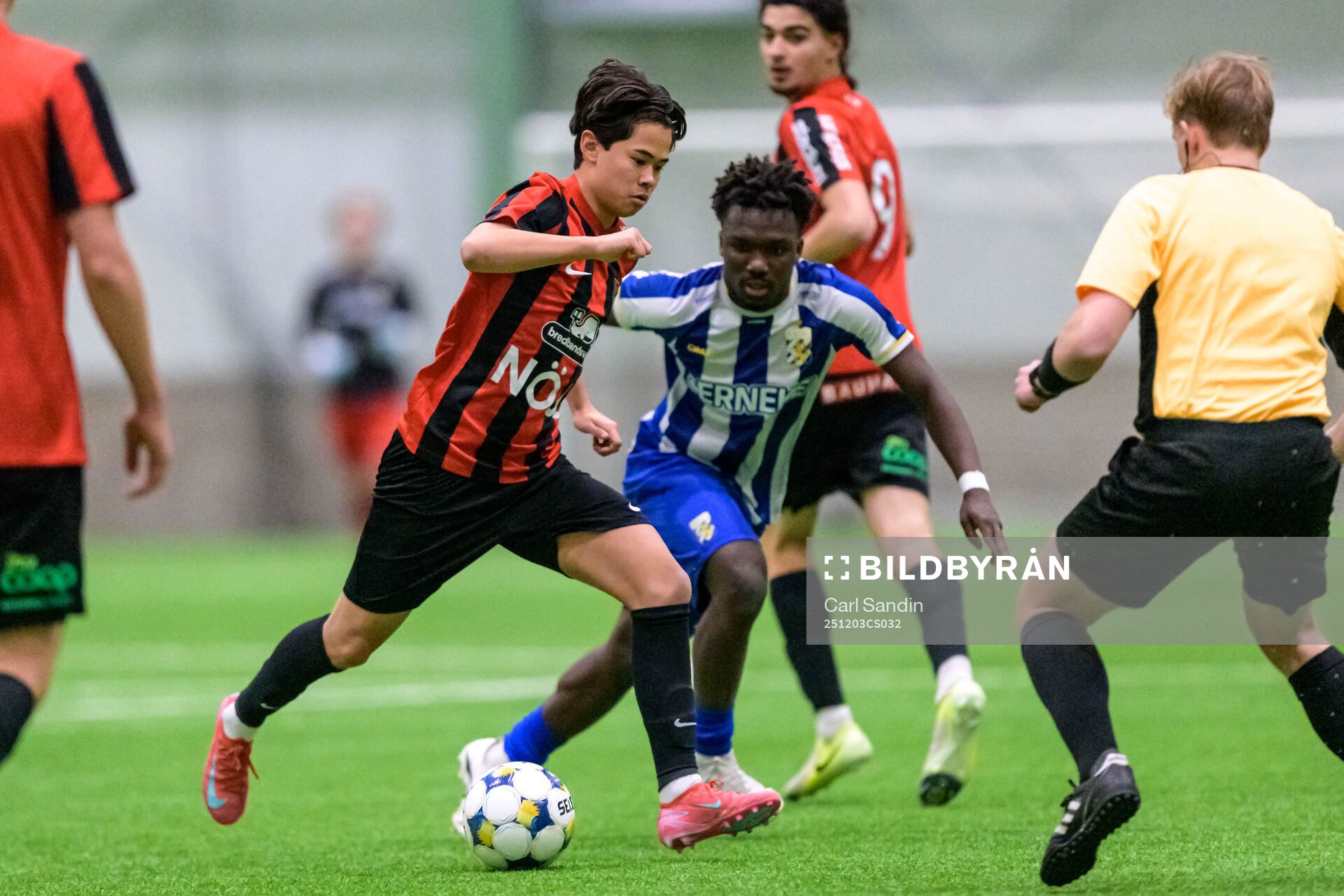 Brommapojkarnas Valter Bexelius och IFK Göteborgs Manassé