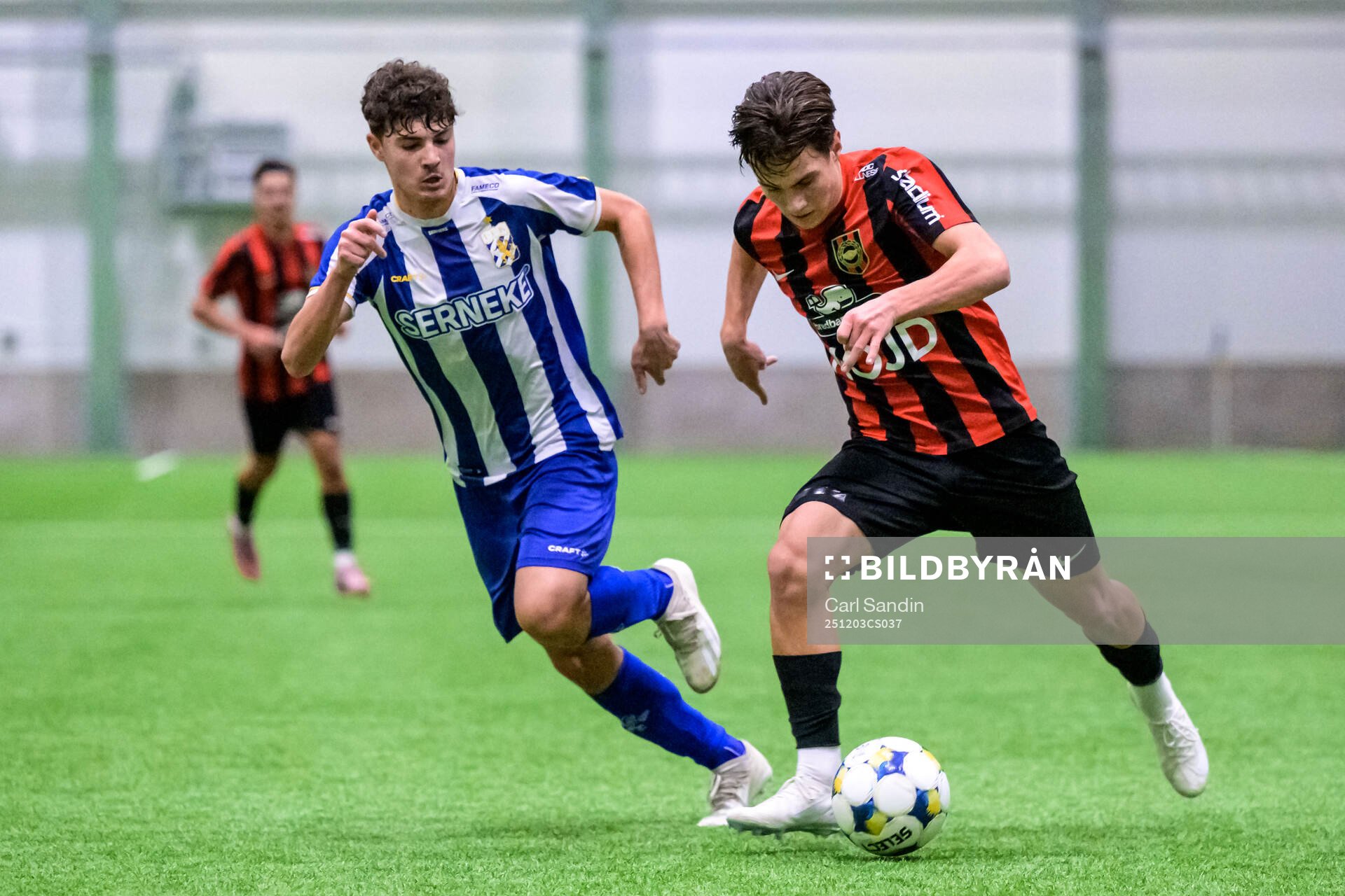 IFK Göteborgs Daniel Rizk och Brommapojkarnas Carl Aurell
