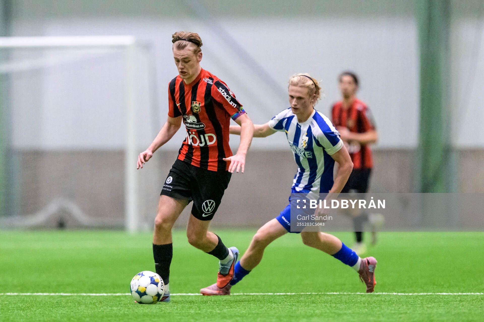 Brommapojkarnas Charlie Edvinsson och IFK Göteborgs Axel