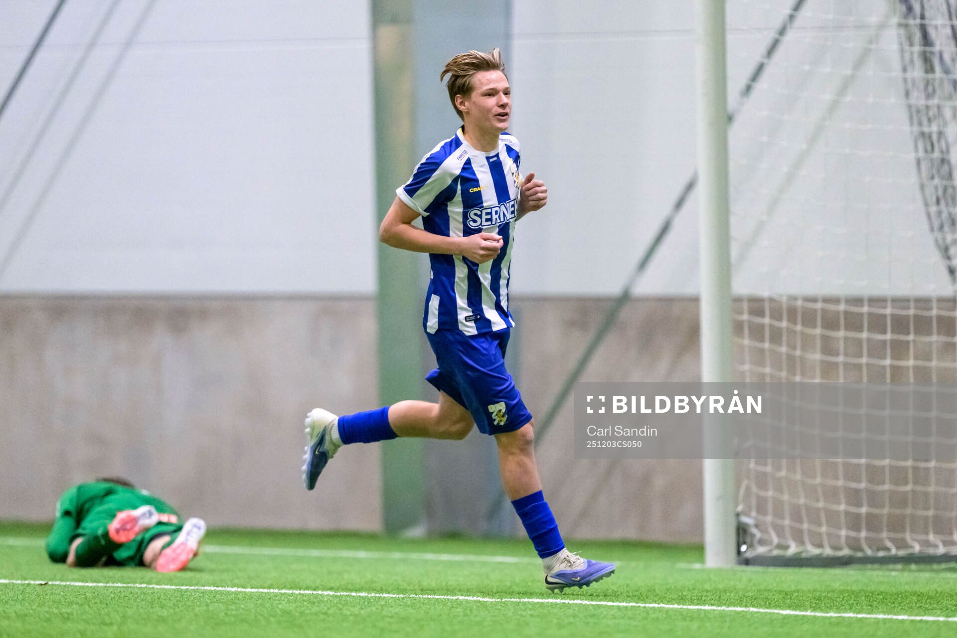 IFK Göteborgs Malte Hallingsjö jublar